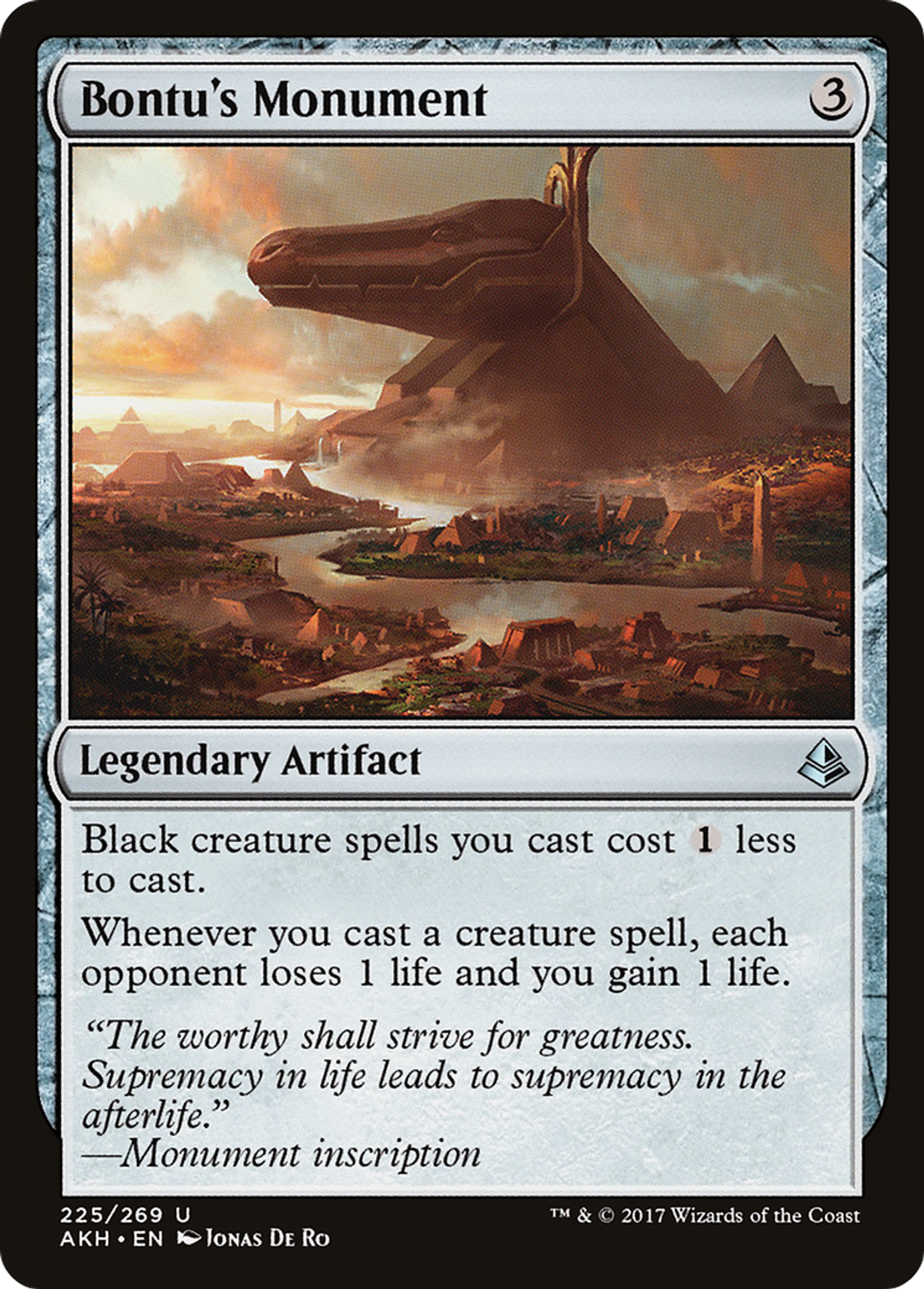 Monument de Bontu — Amonkhet — Magic: The Gathering