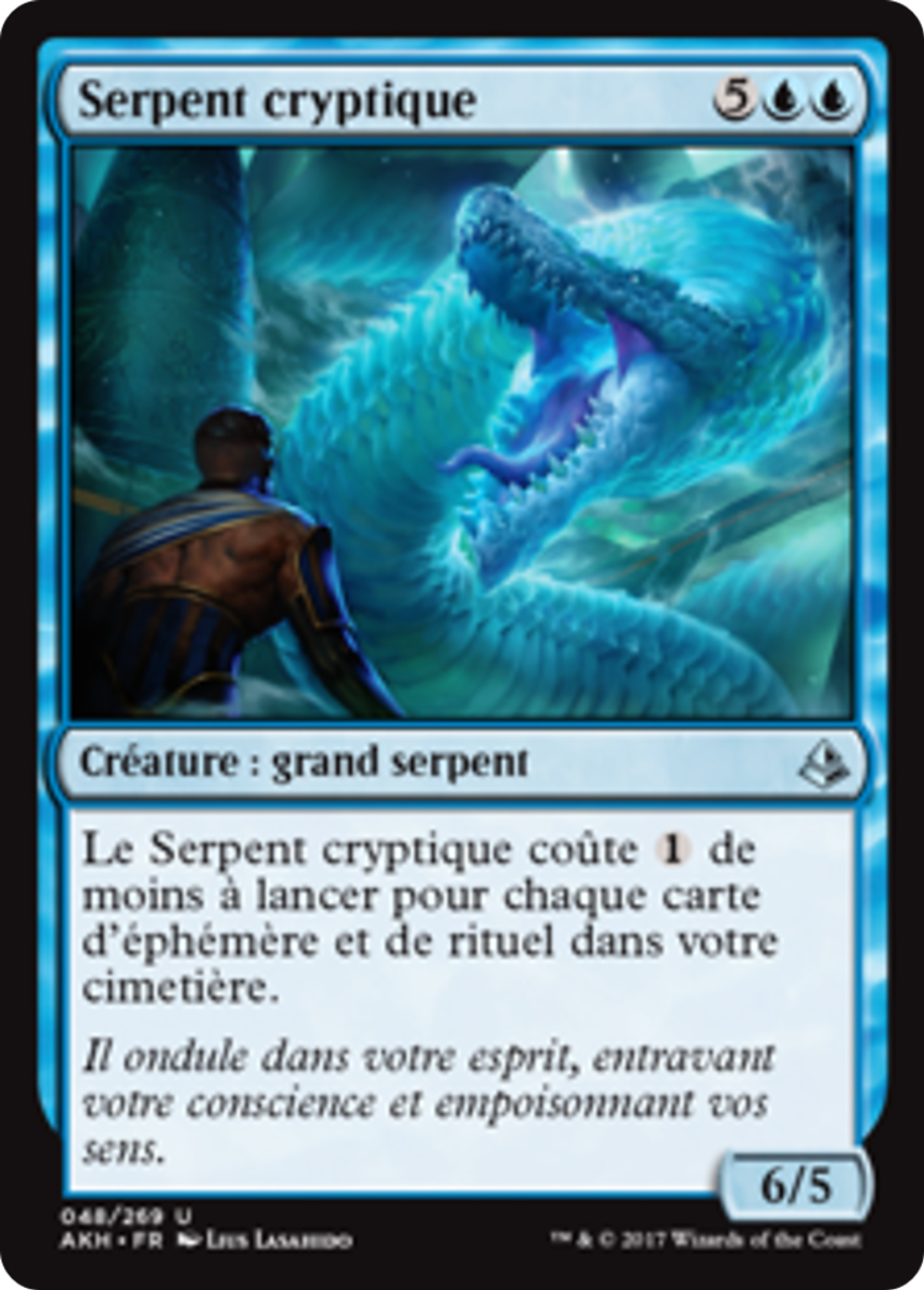 Serpent cryptique — Amonkhet — Magic: The Gathering