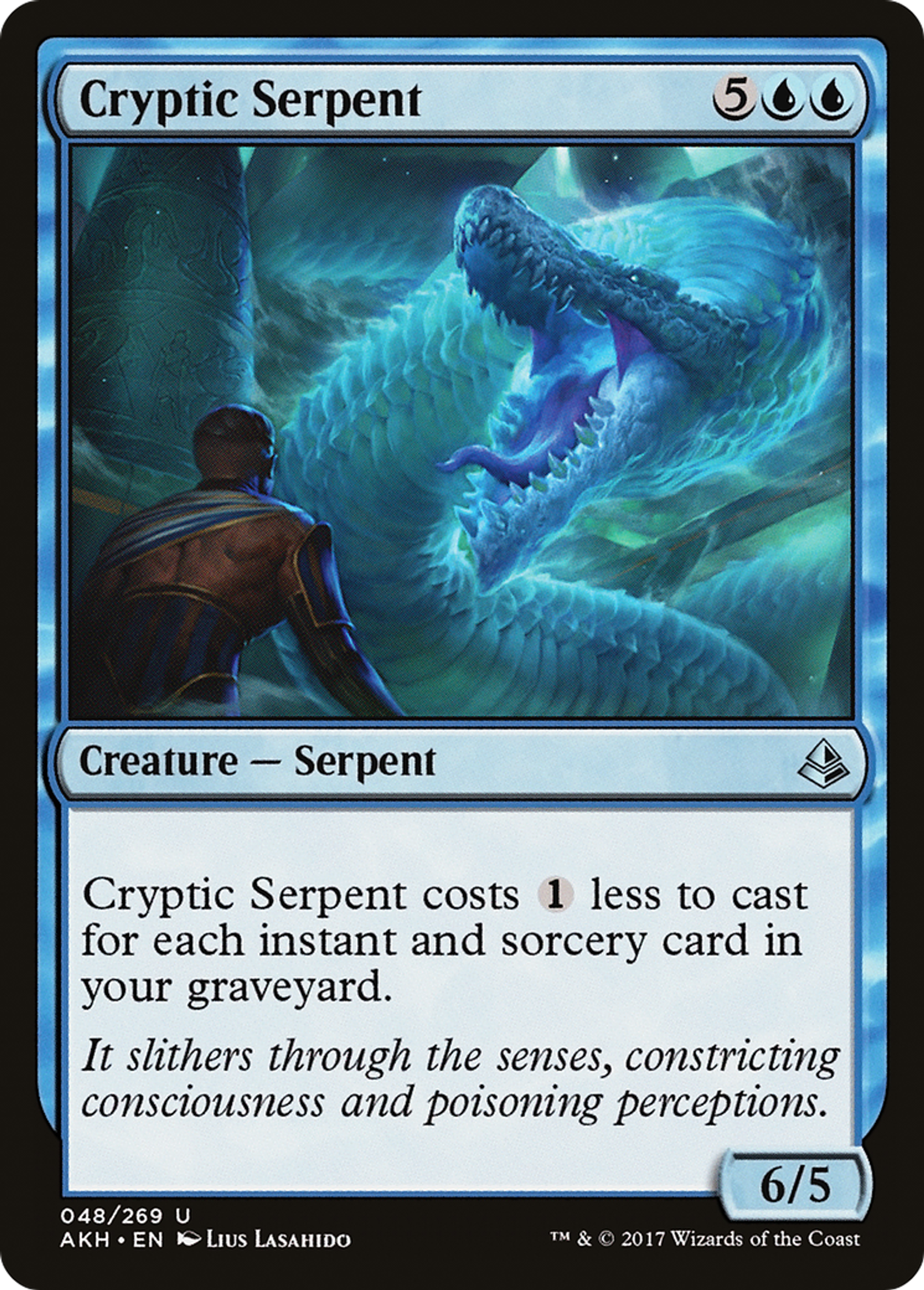 Cryptic Serpent — Amonkhet — Magic: The Gathering