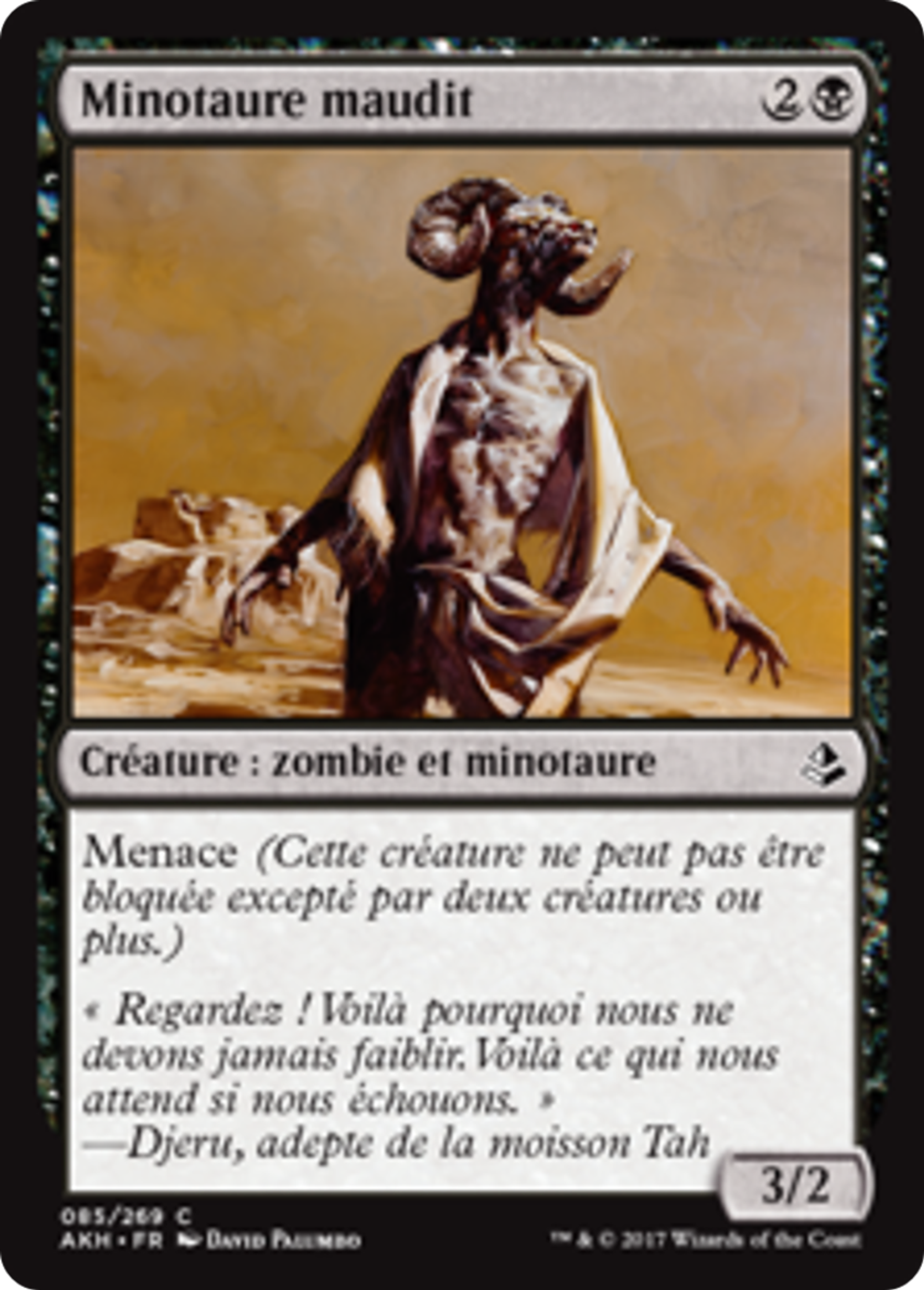 Minotaure maudit — Amonkhet — Magic: The Gathering