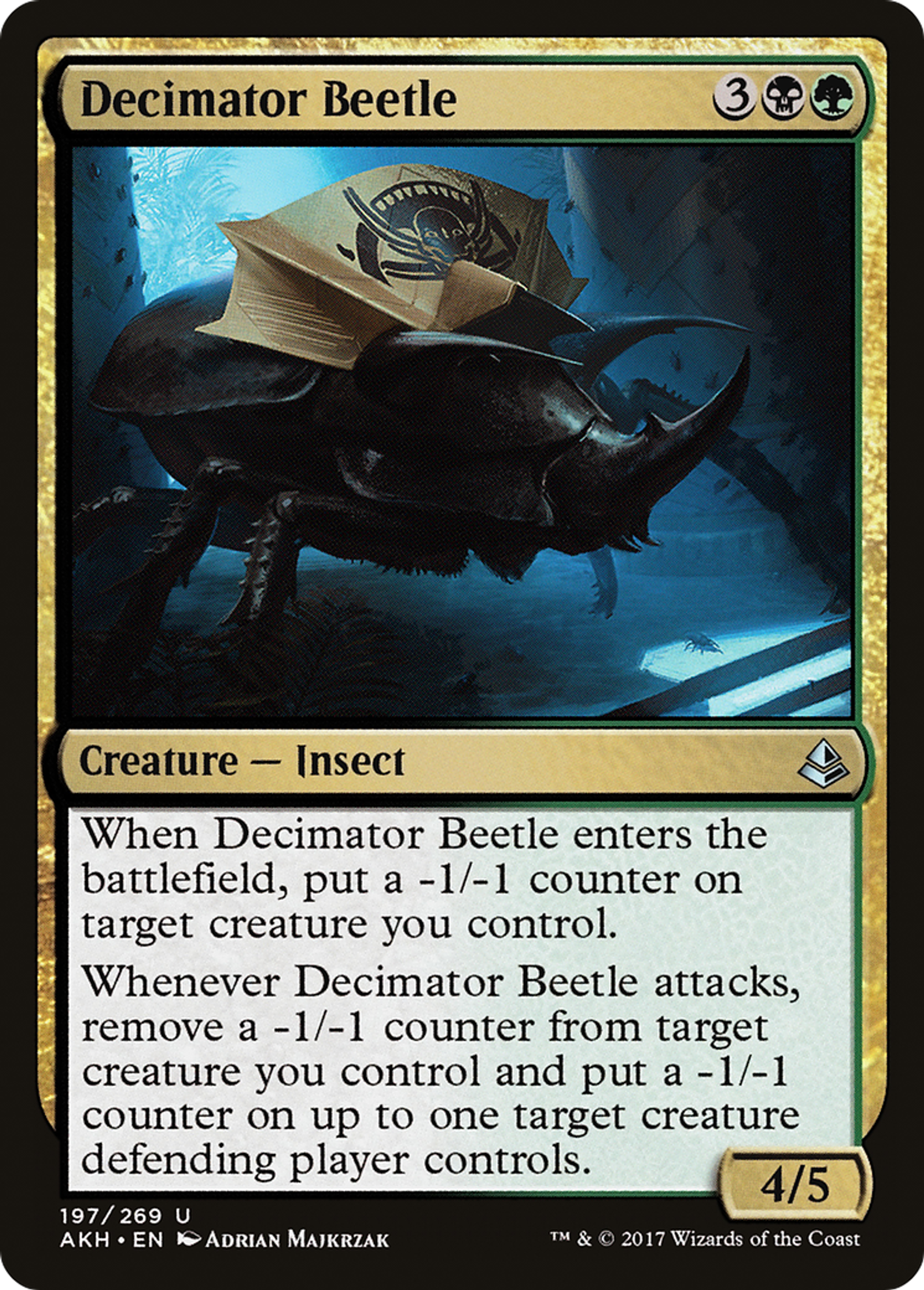 Decimator Beetle — Amonkhet — Magic: The Gathering