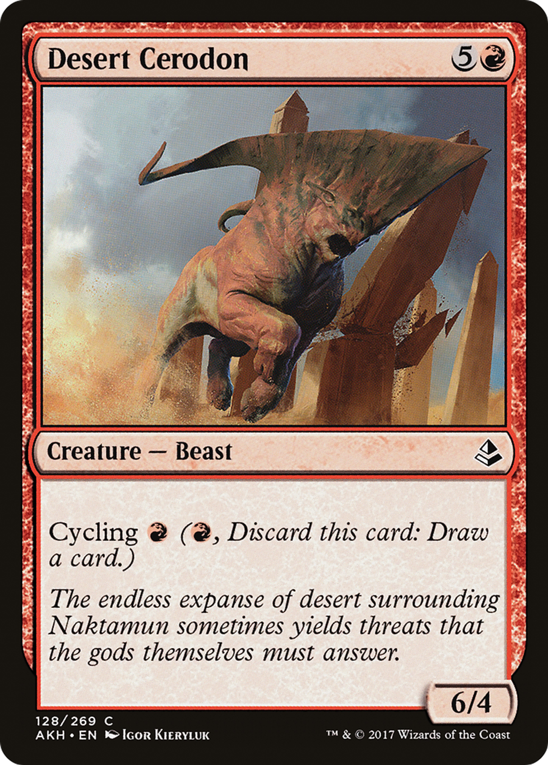 Desert Cerodon — Amonkhet — Magic: The Gathering