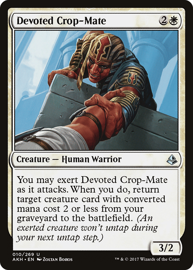 Devoted Crop-Mate — Amonkhet — Magic: The Gathering