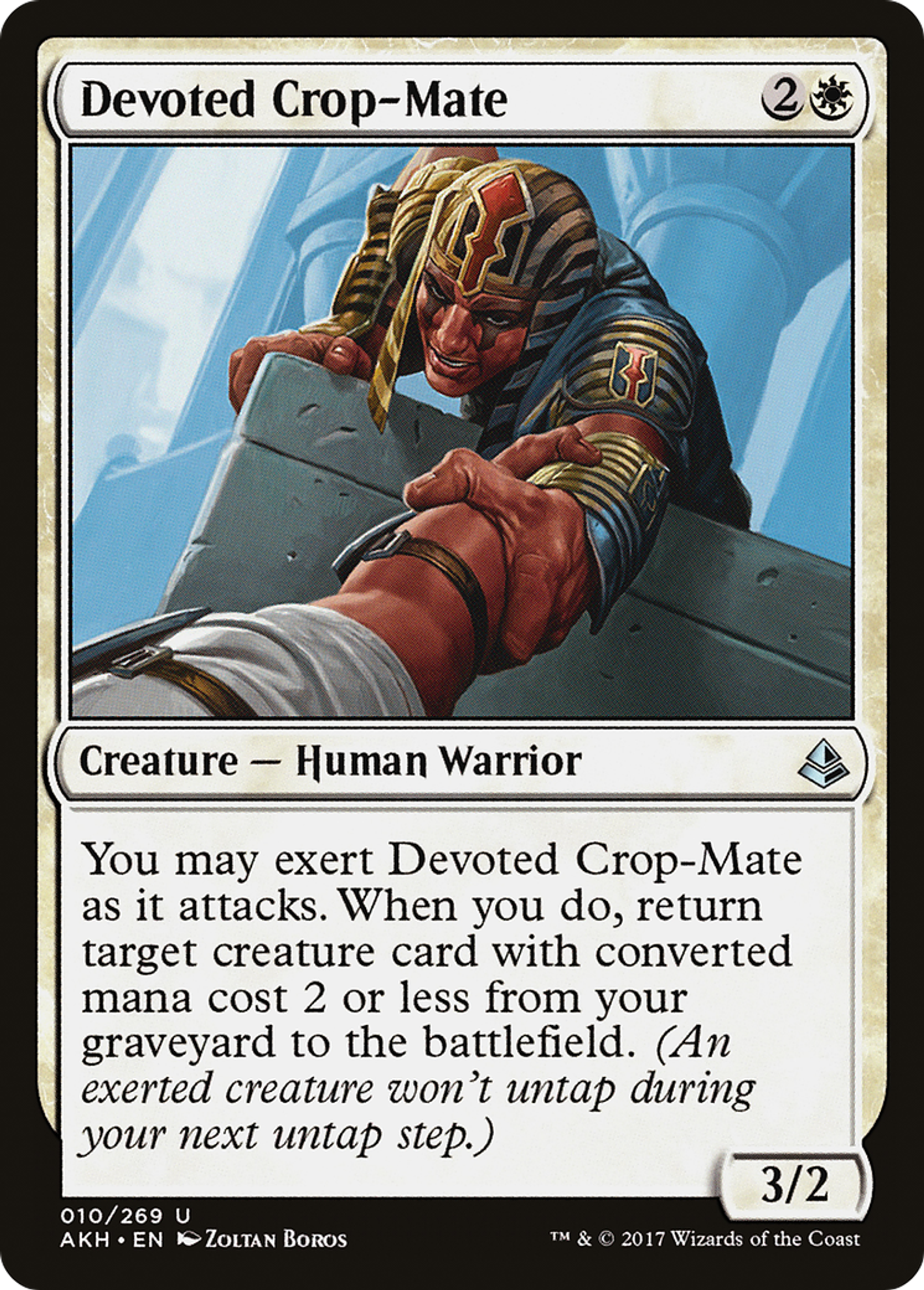 Devoted Crop-Mate — Amonkhet — Magic: The Gathering