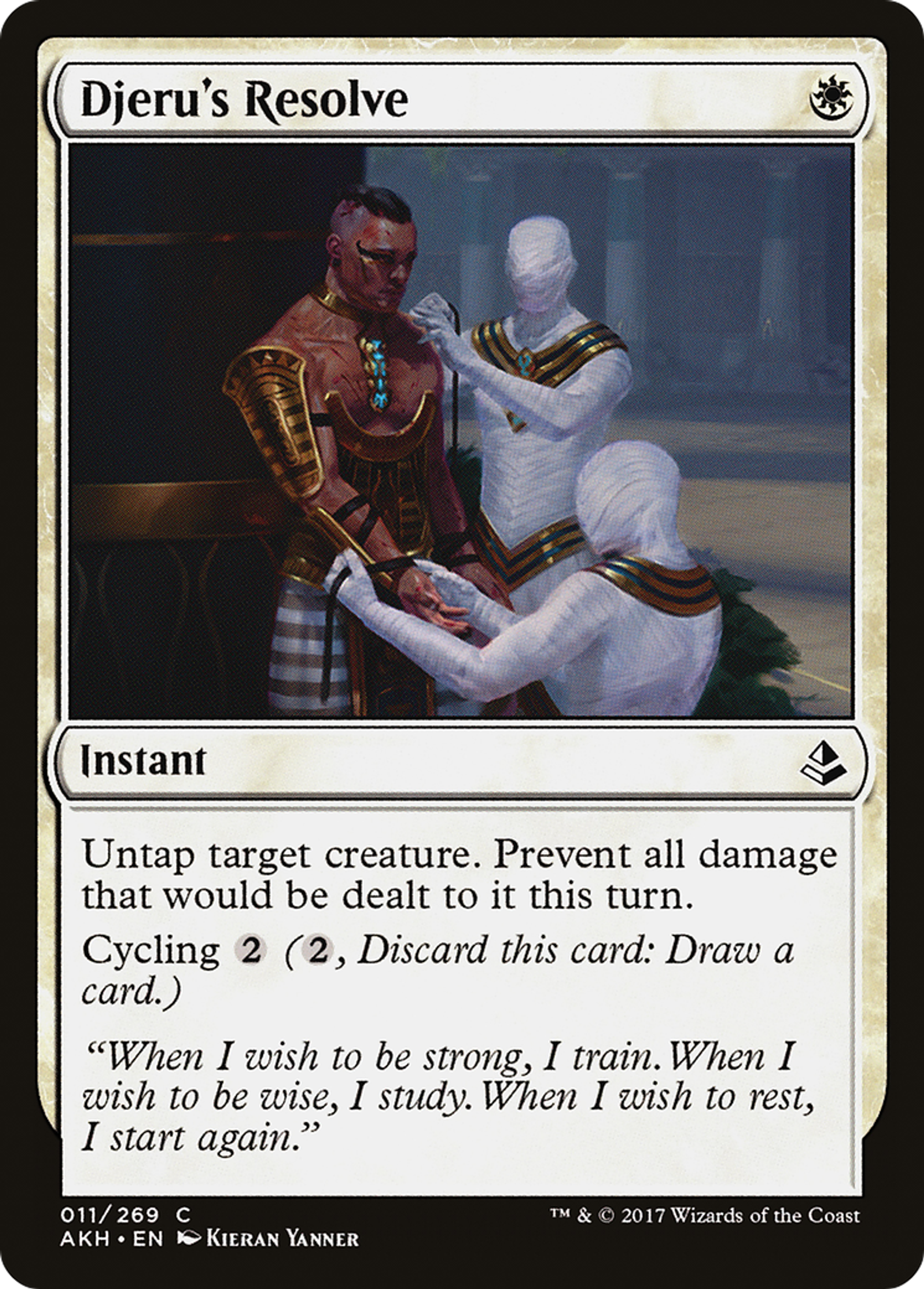 Djeru's Resolve — Amonkhet — Magic: The Gathering