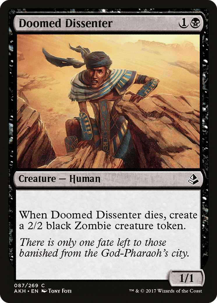 Doomed Dissenter — Amonkhet — Magic: The Gathering