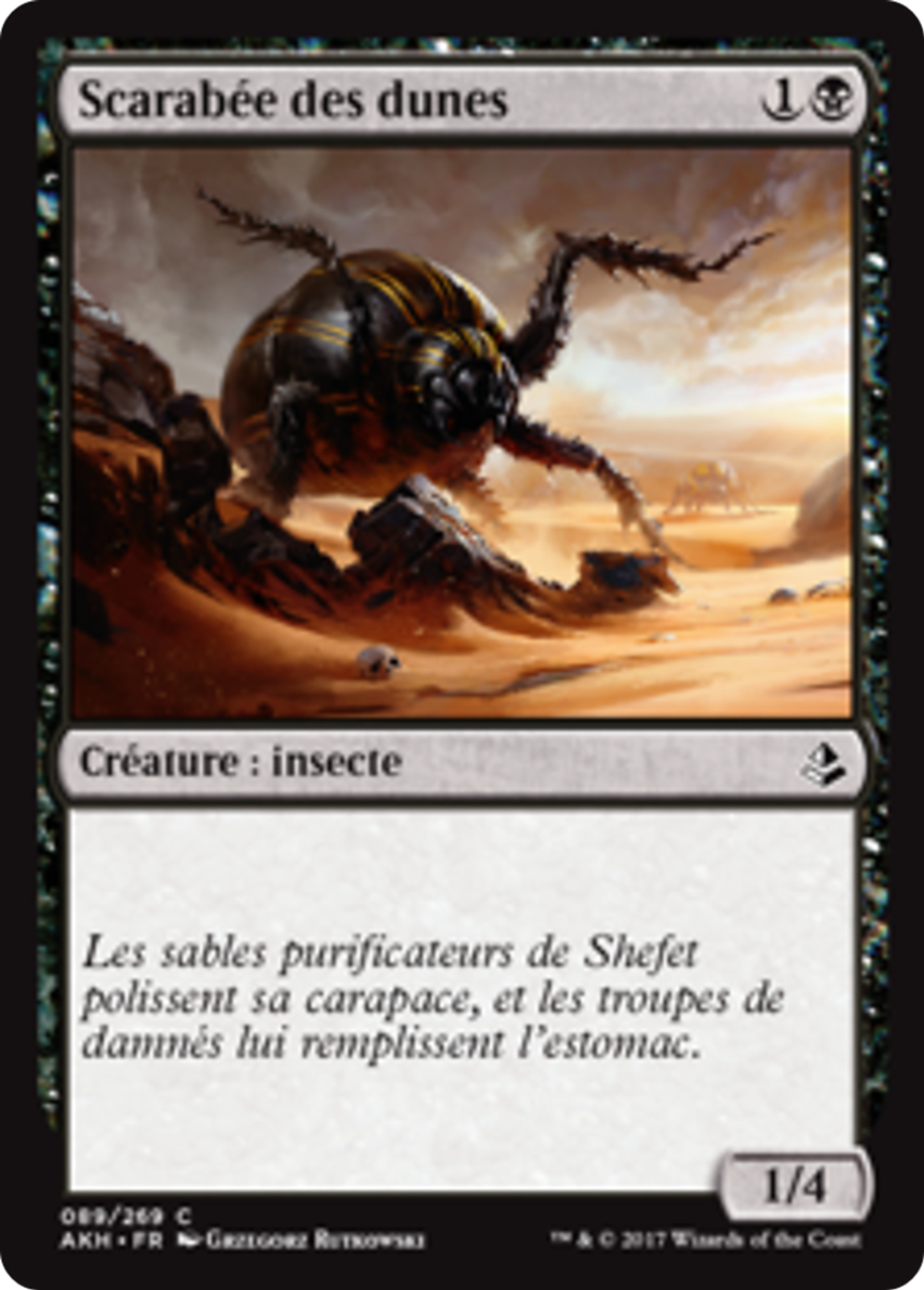 Scarabée des dunes — Amonkhet — Magic: The Gathering