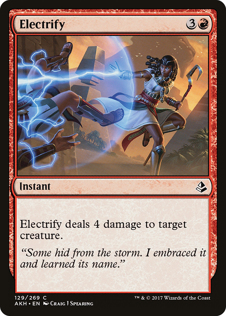 Electrify — Amonkhet — Magic: The Gathering