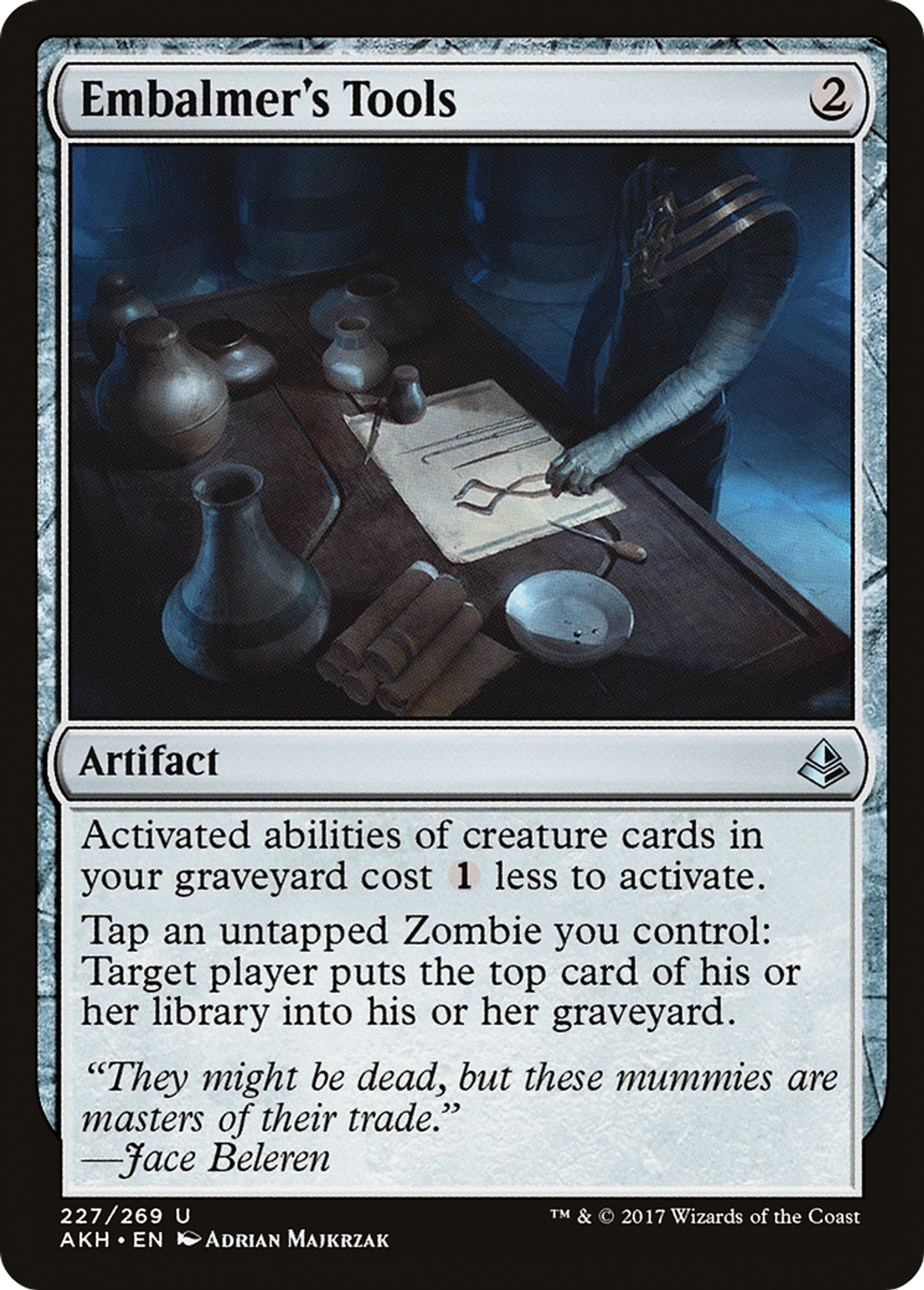 Embalmer's Tools — Amonkhet — Magic: The Gathering