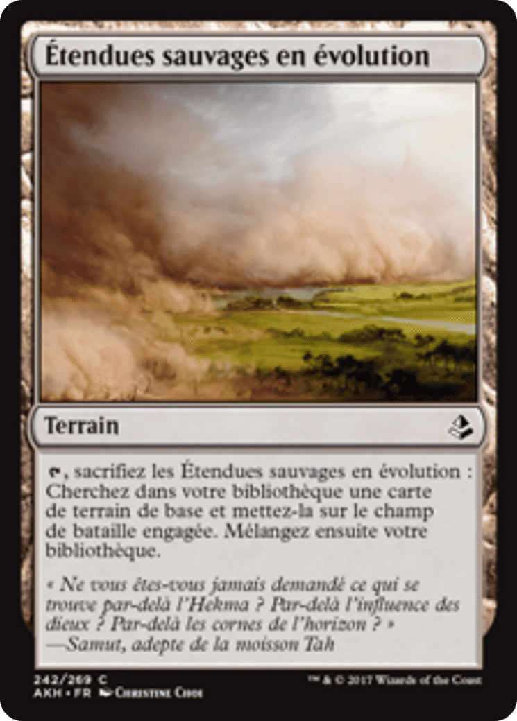 Étendues sauvages en évolution — Amonkhet — Magic: The Gathering