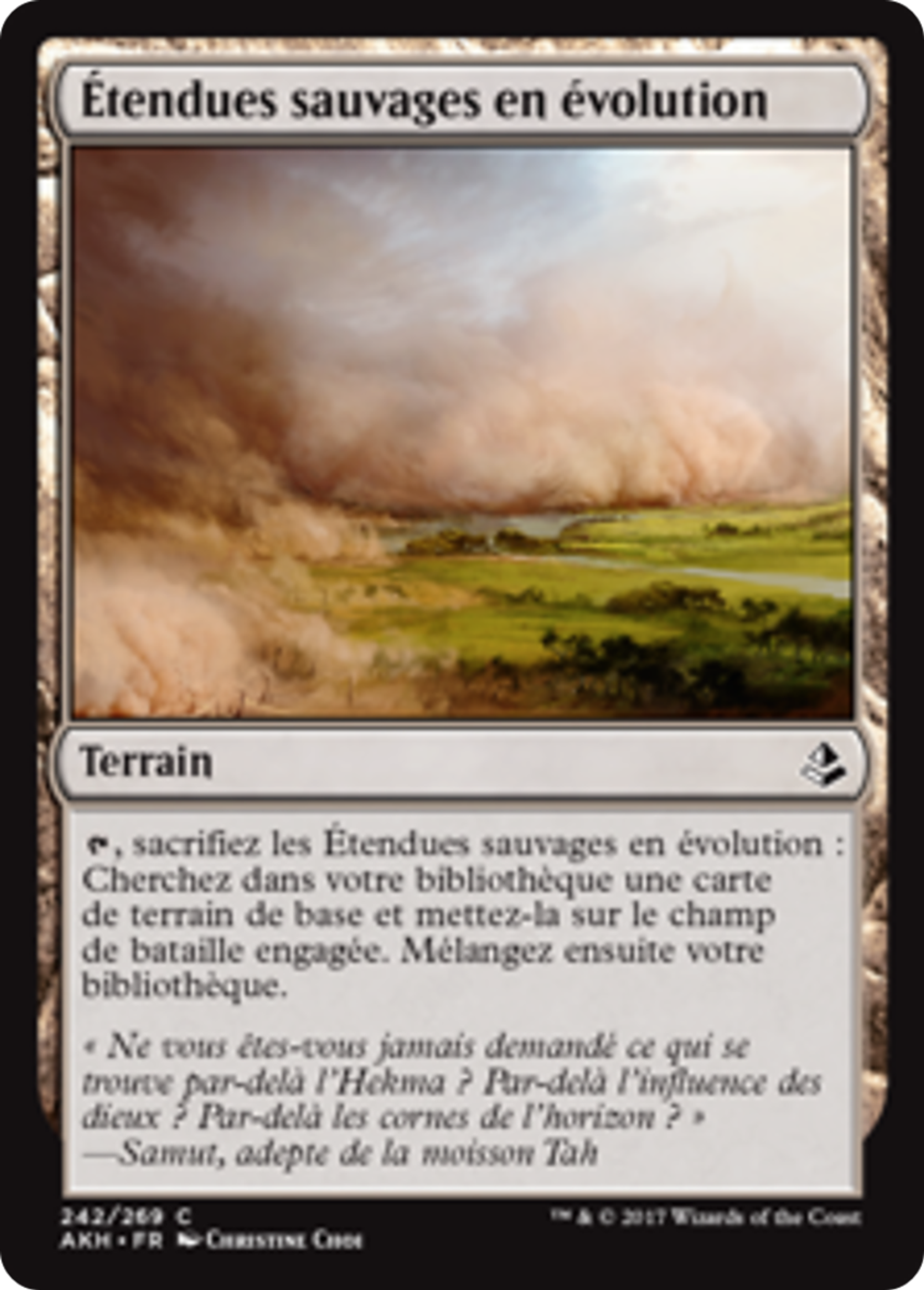 Étendues sauvages en évolution — Amonkhet — Magic: The Gathering