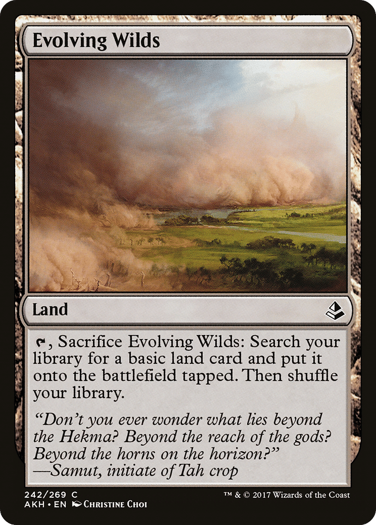 Evolving Wilds — Amonkhet — Magic: The Gathering