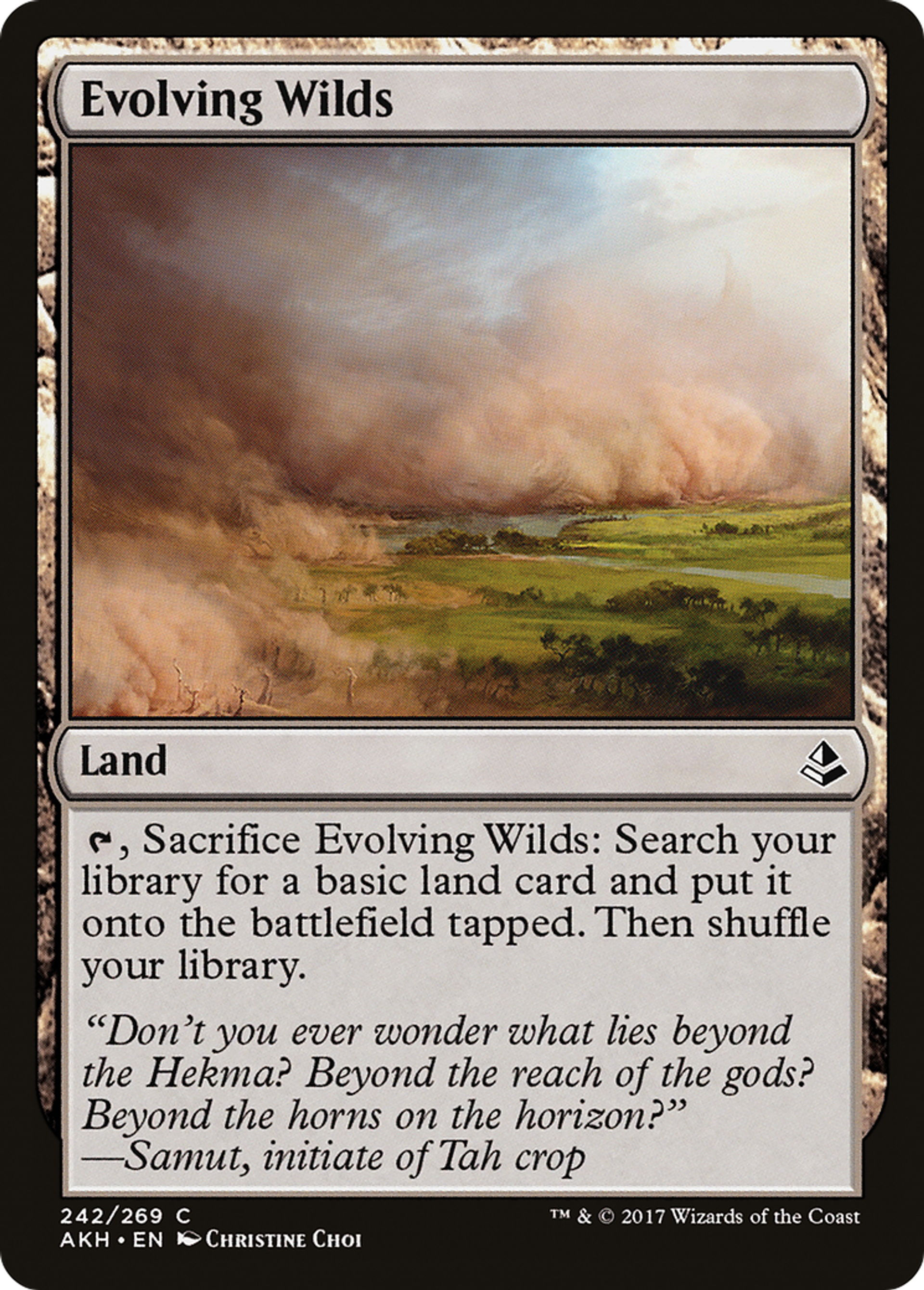 Evolving Wilds — Amonkhet — Magic: The Gathering