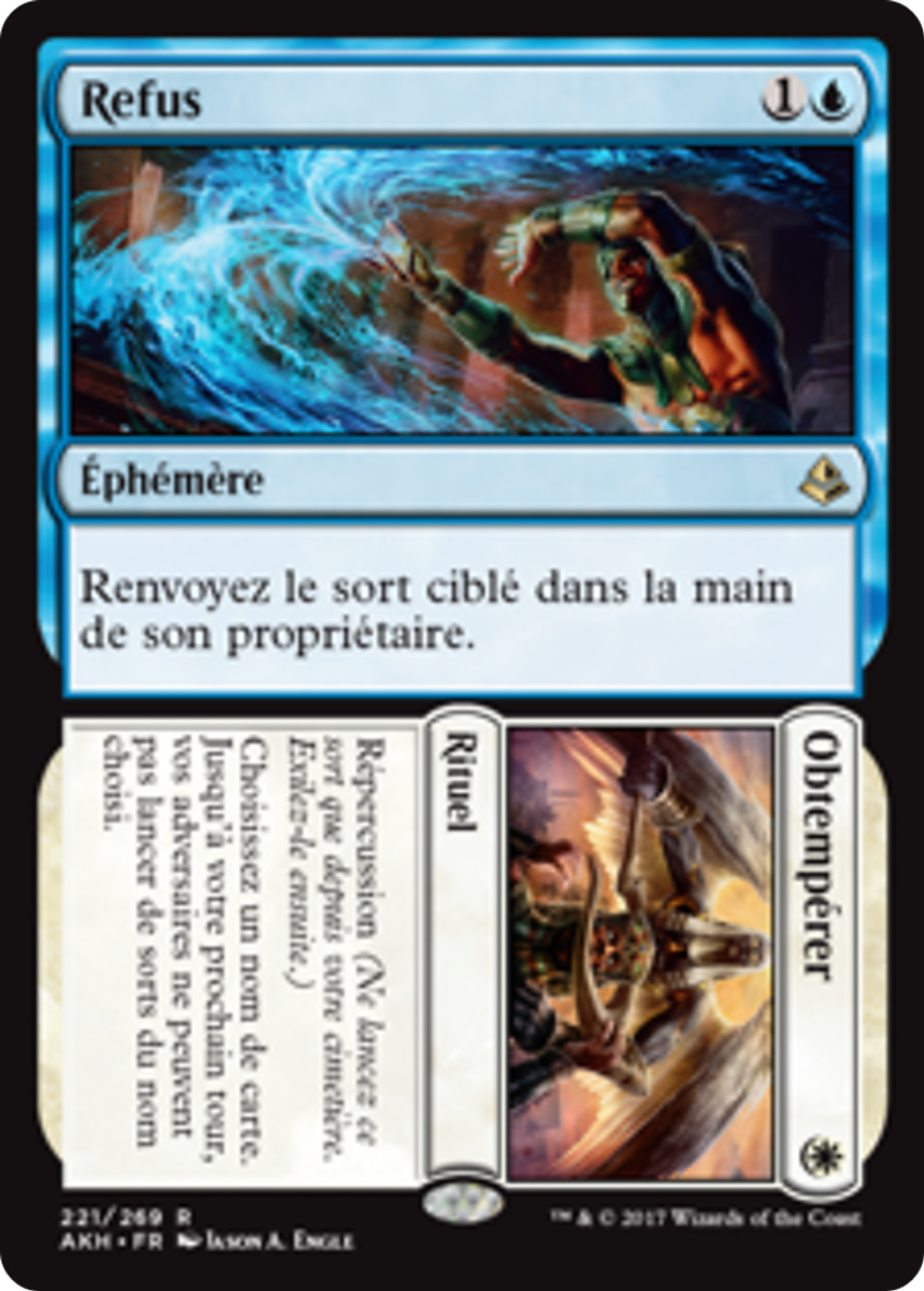Refus // Obtempérer — Amonkhet — Magic: The Gathering