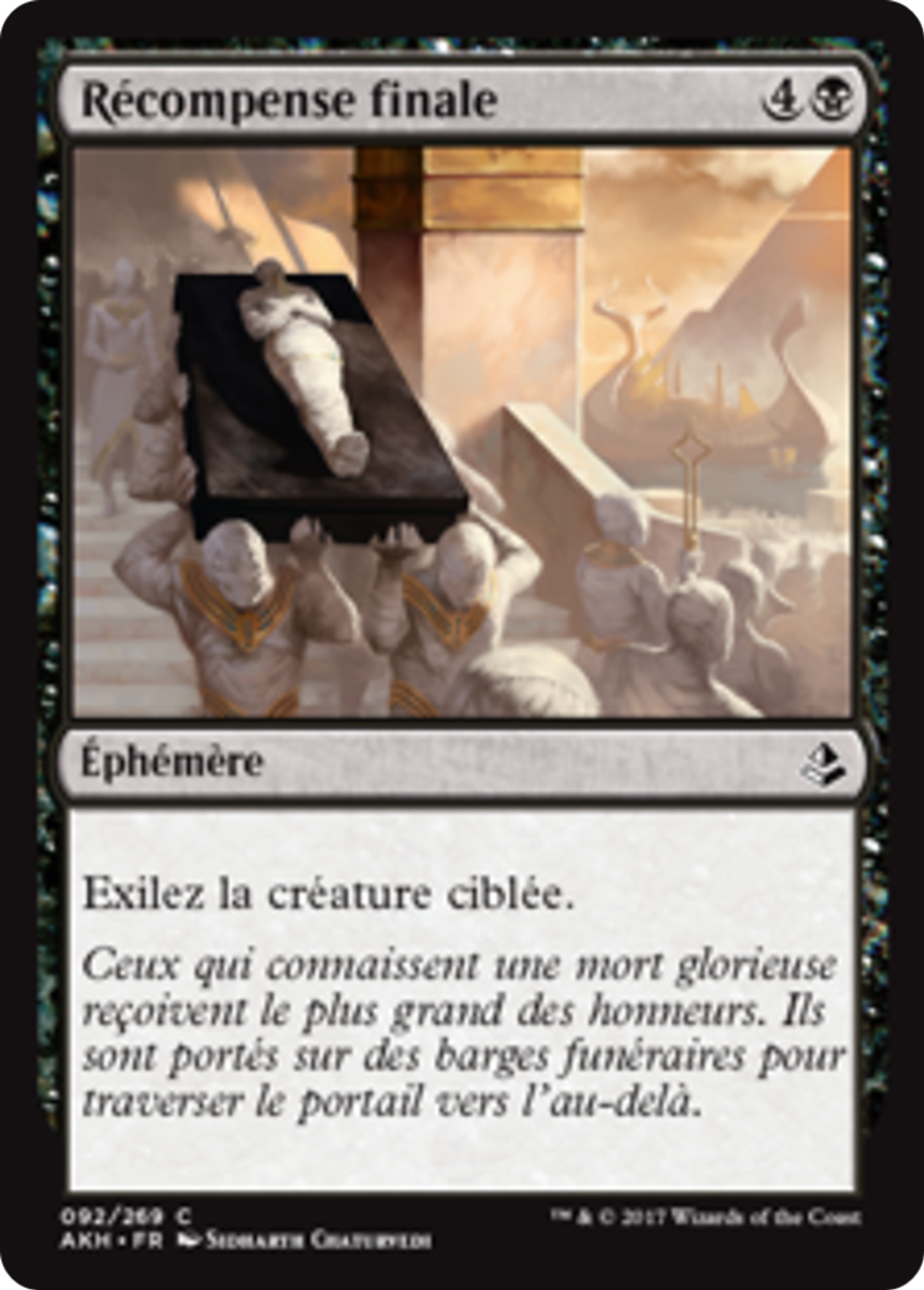 Récompense finale — Amonkhet — Magic: The Gathering