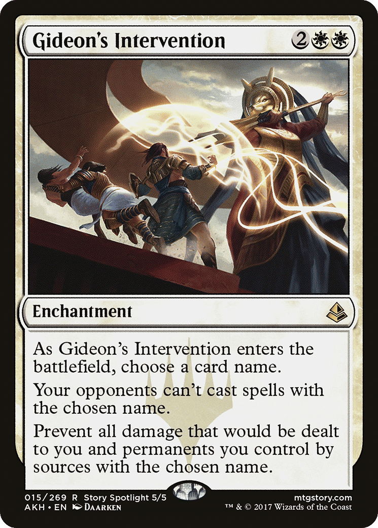 Gideon's Intervention — Amonkhet — Magic: The Gathering