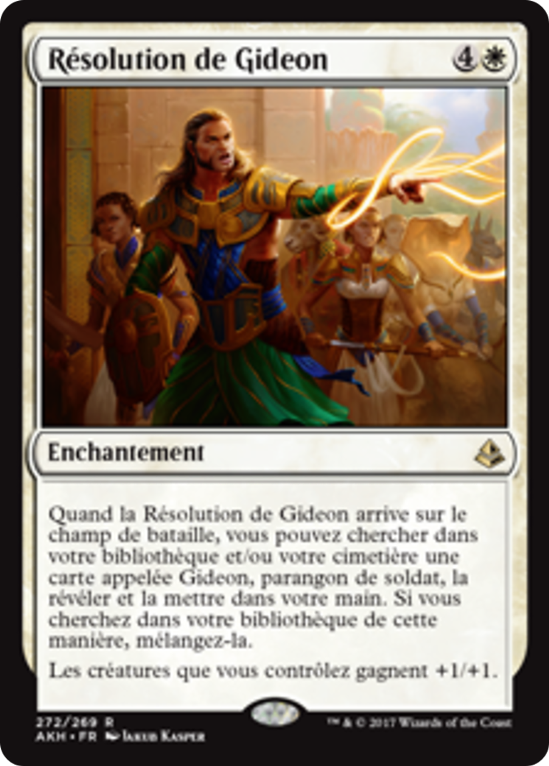 Résolution de Gideon — Amonkhet — Magic: The Gathering