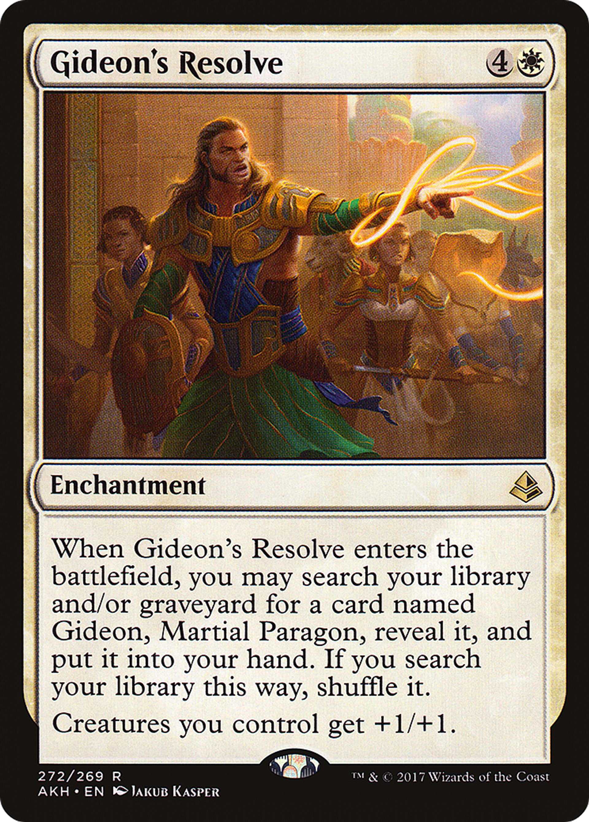 Gideon's Resolve — Amonkhet — Magic: The Gathering