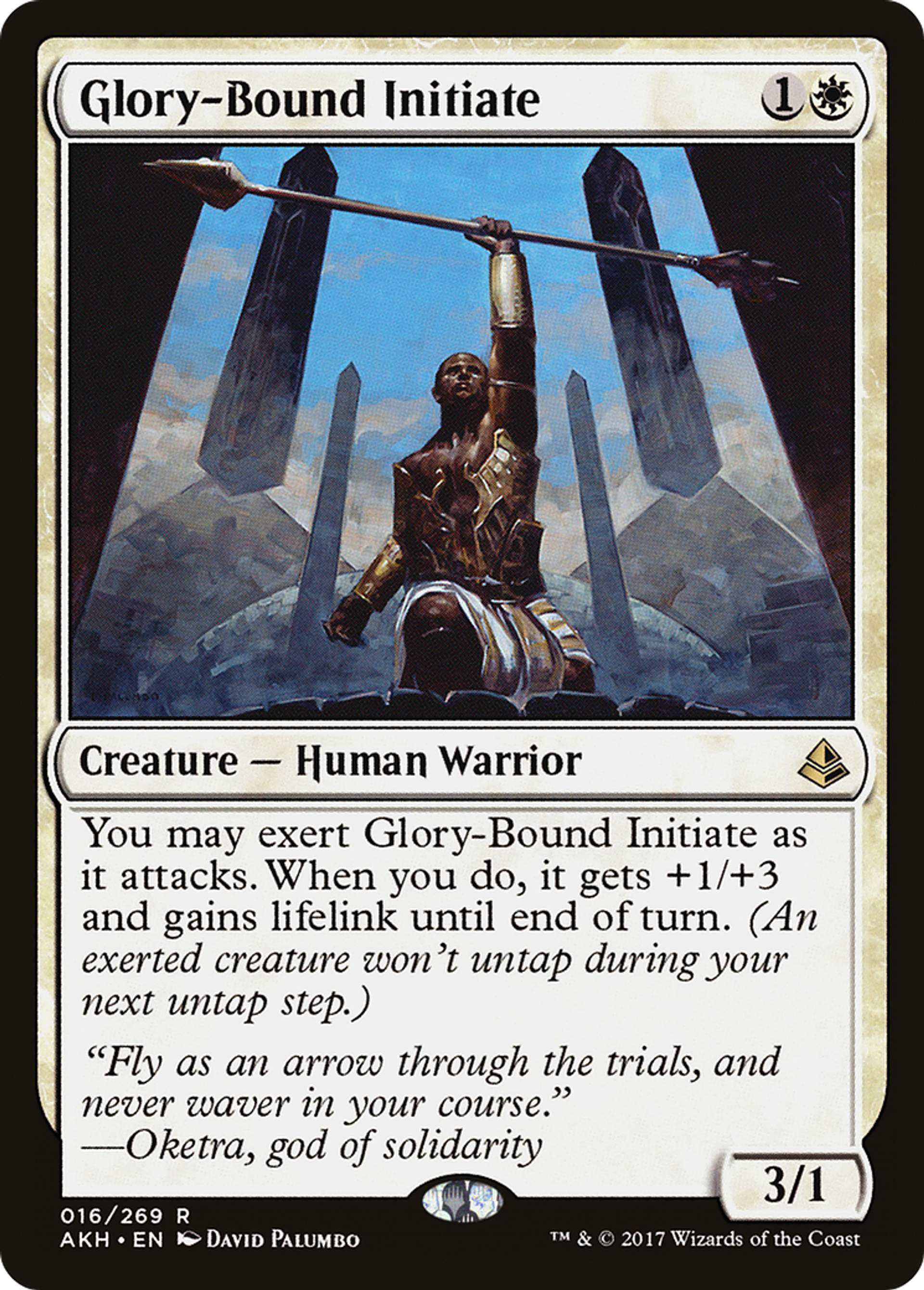 Glory-Bound Initiate — Amonkhet — Magic: The Gathering