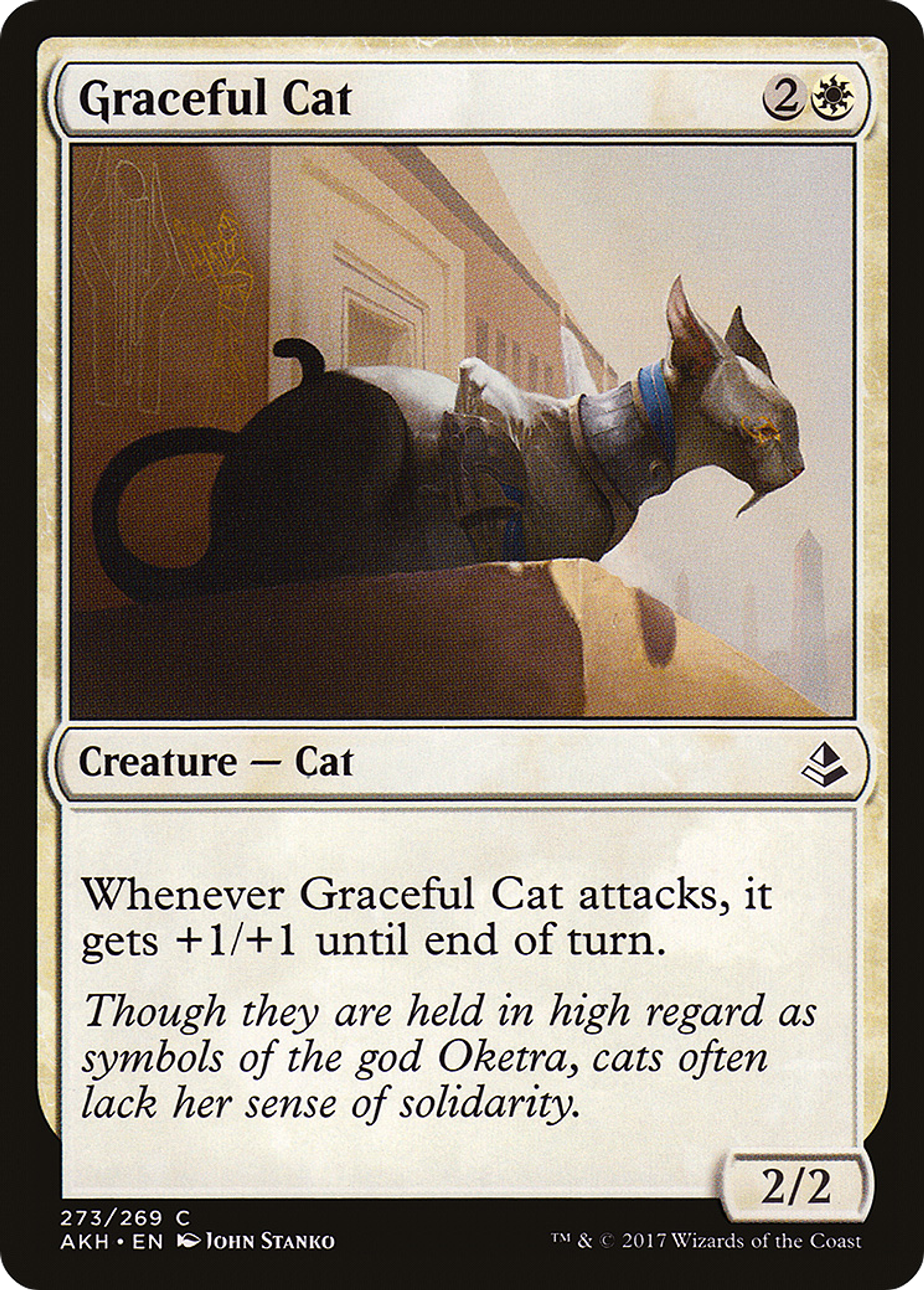 Graceful Cat — Amonkhet — Magic: The Gathering