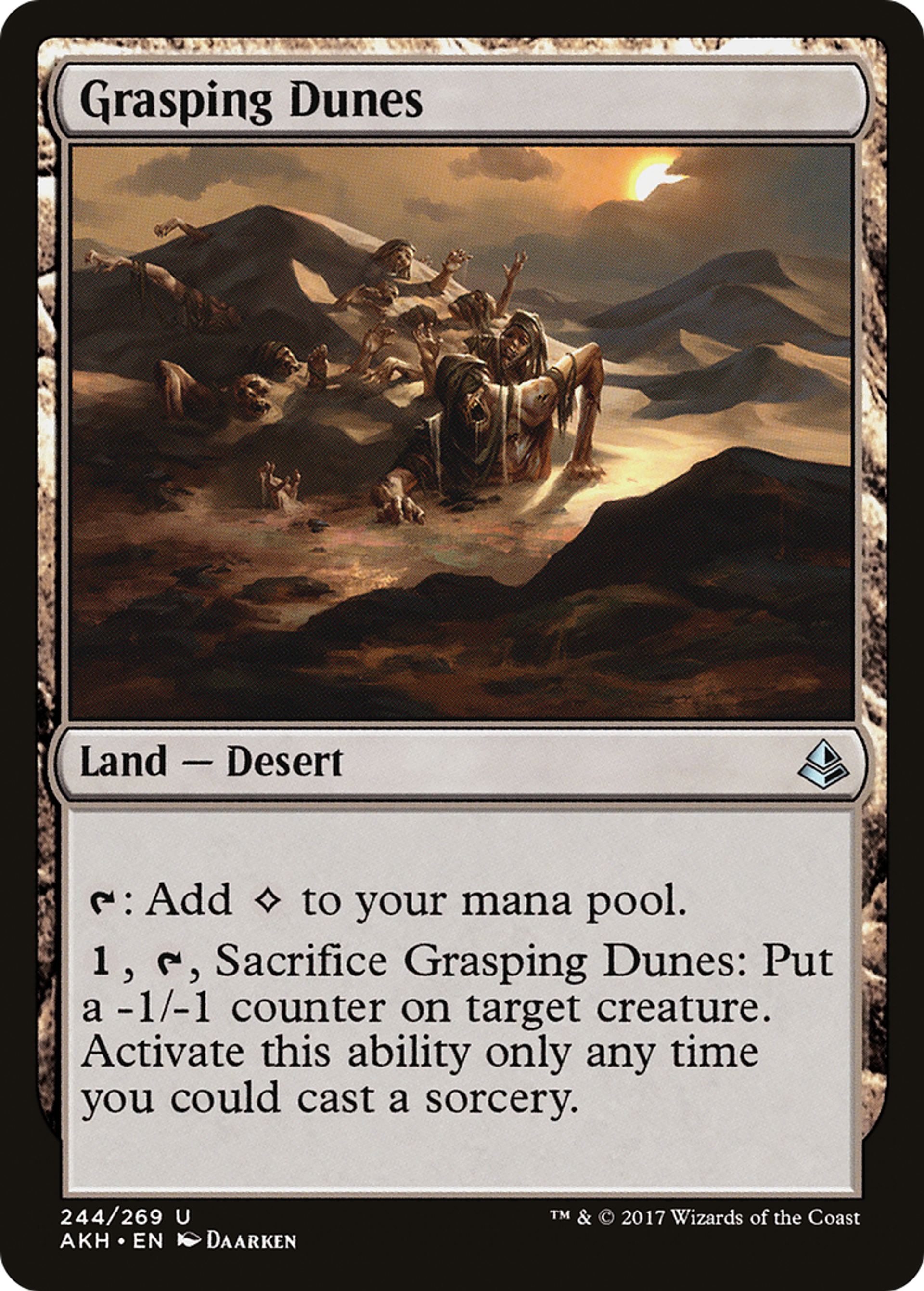 Grasping Dunes — Amonkhet — Magic: The Gathering