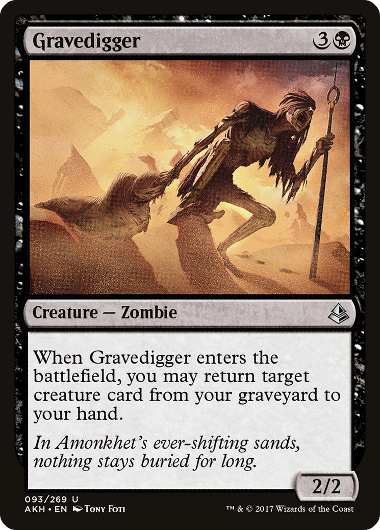 Gravedigger — Amonkhet — Magic: The Gathering
