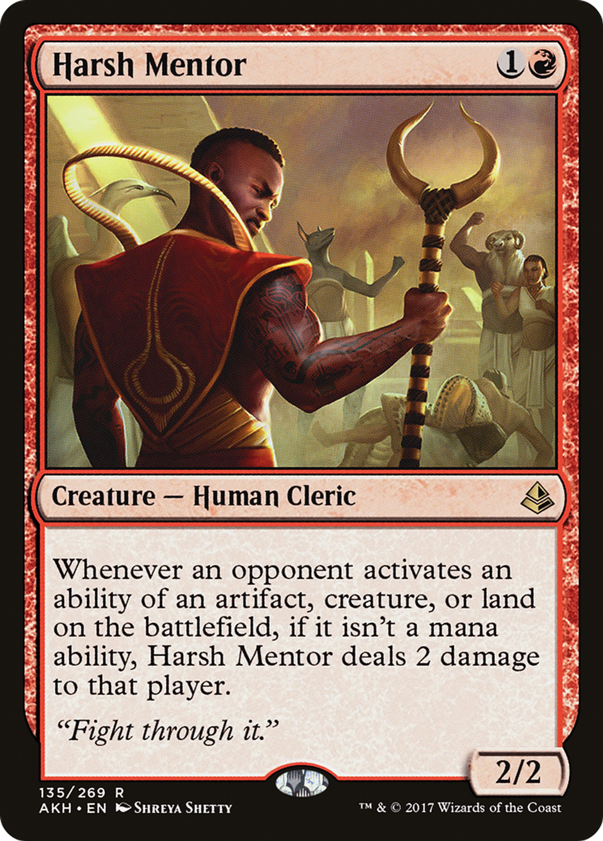 Harsh Mentor — Amonkhet — Magic: The Gathering