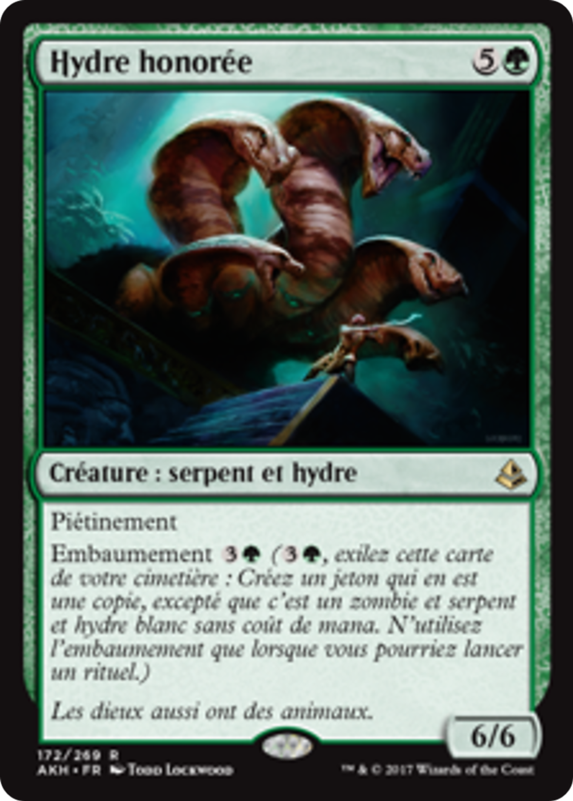 Hydre honorée — Amonkhet — Magic: The Gathering