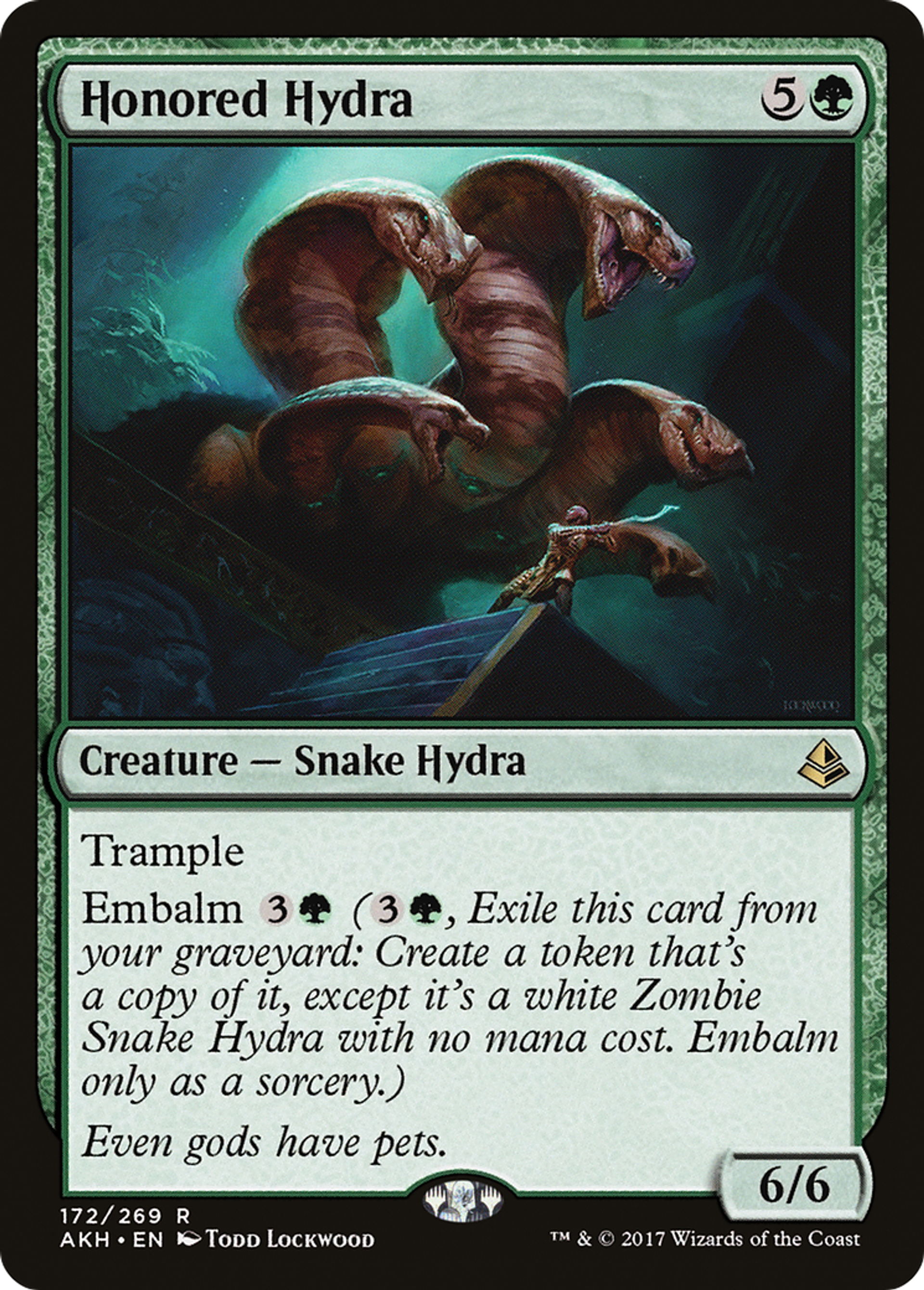 Honored Hydra — Amonkhet — Magic: The Gathering