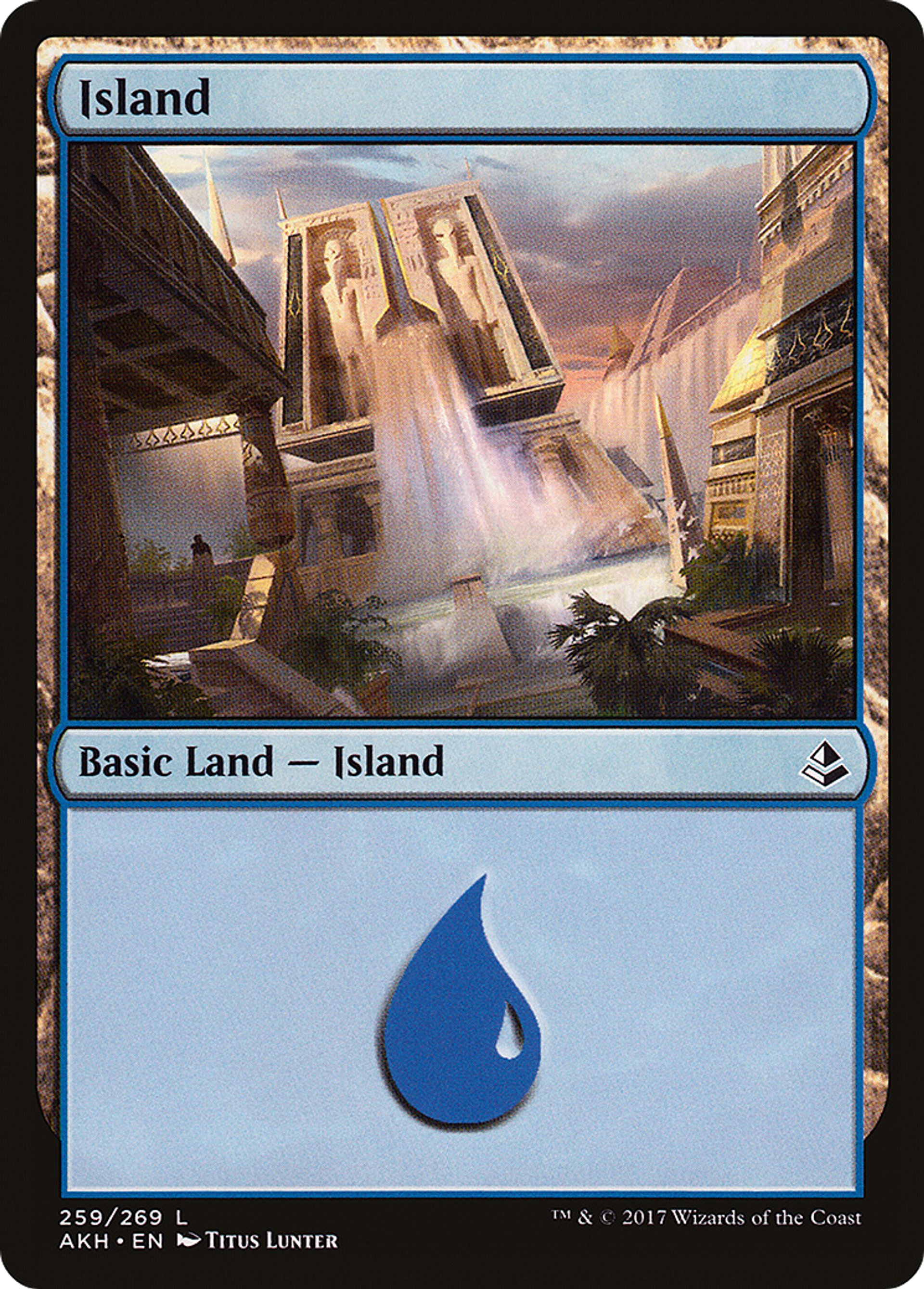 Island — Amonkhet — Magic: The Gathering