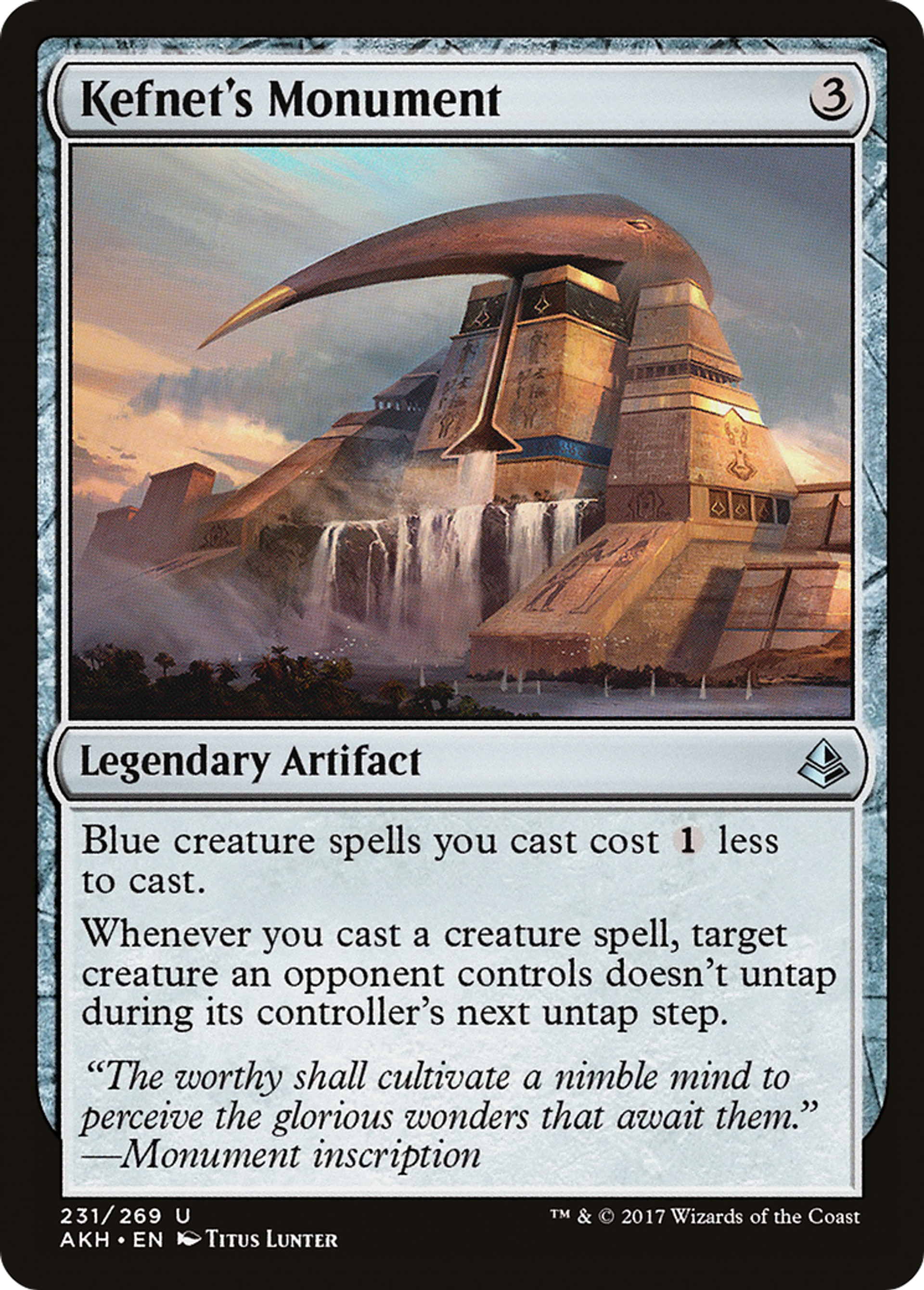 Kefnet's Monument — Amonkhet — Magic: The Gathering