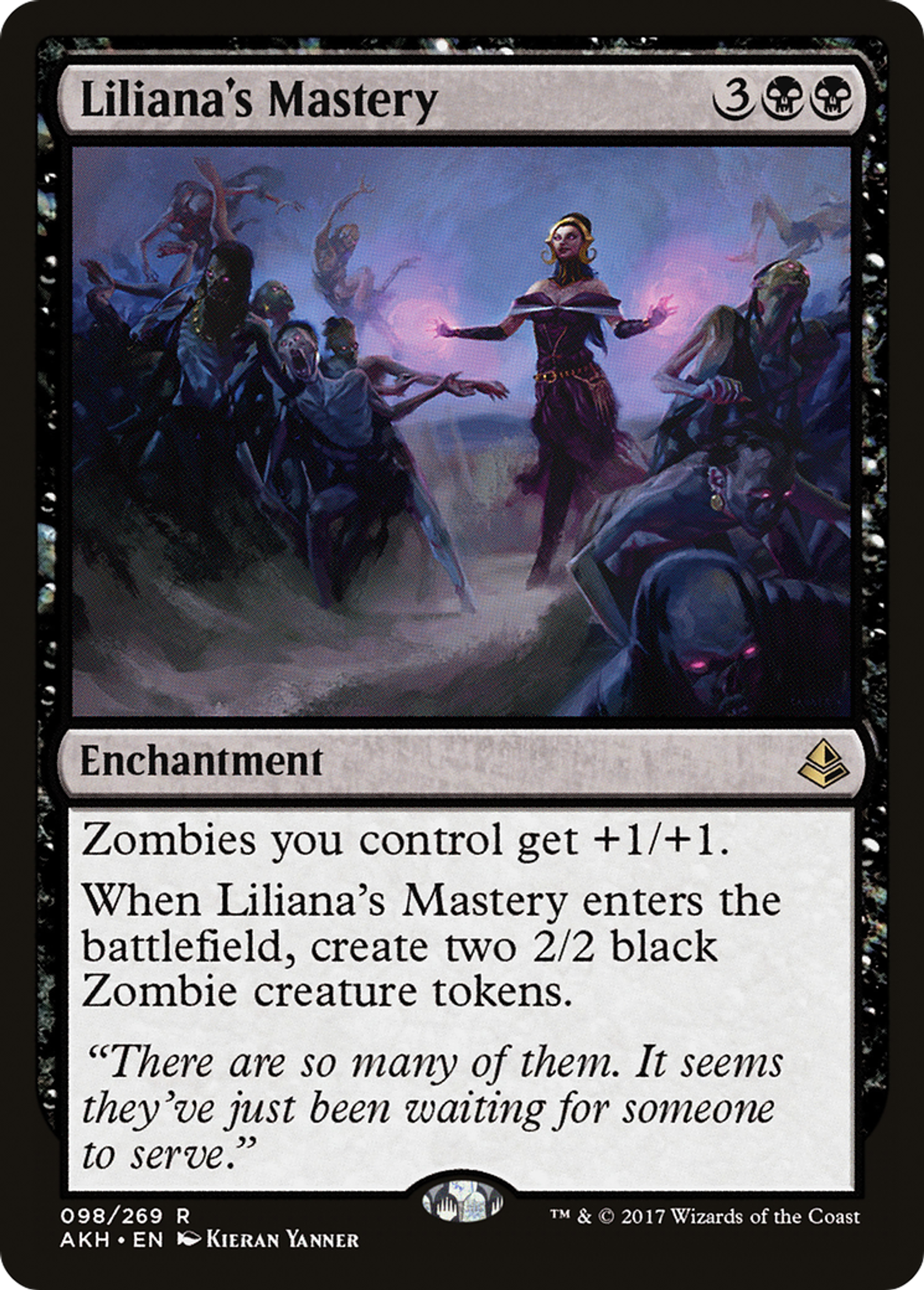 Liliana's Mastery — Amonkhet — Magic: The Gathering