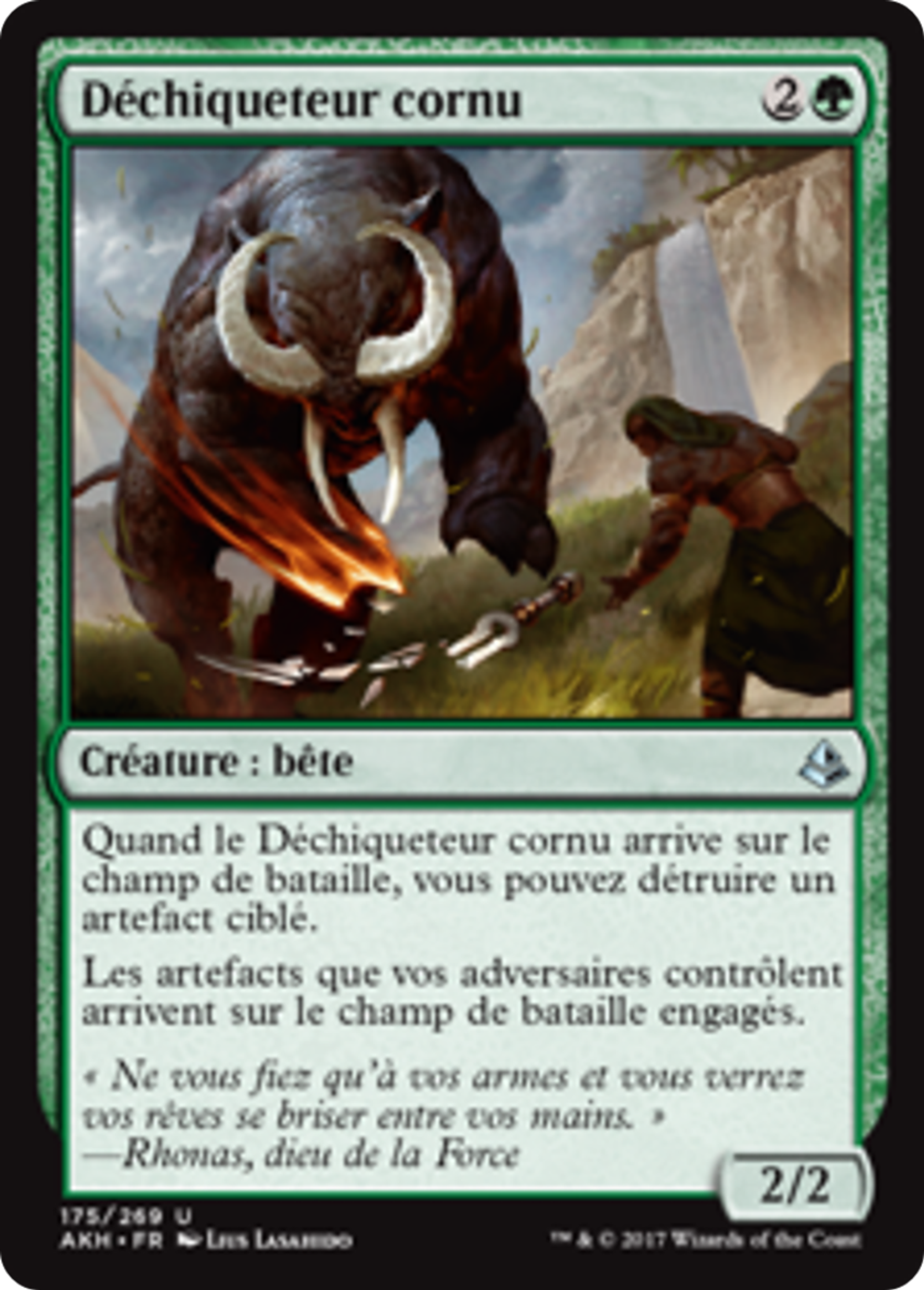 Déchiqueteur cornu — Amonkhet — Magic: The Gathering