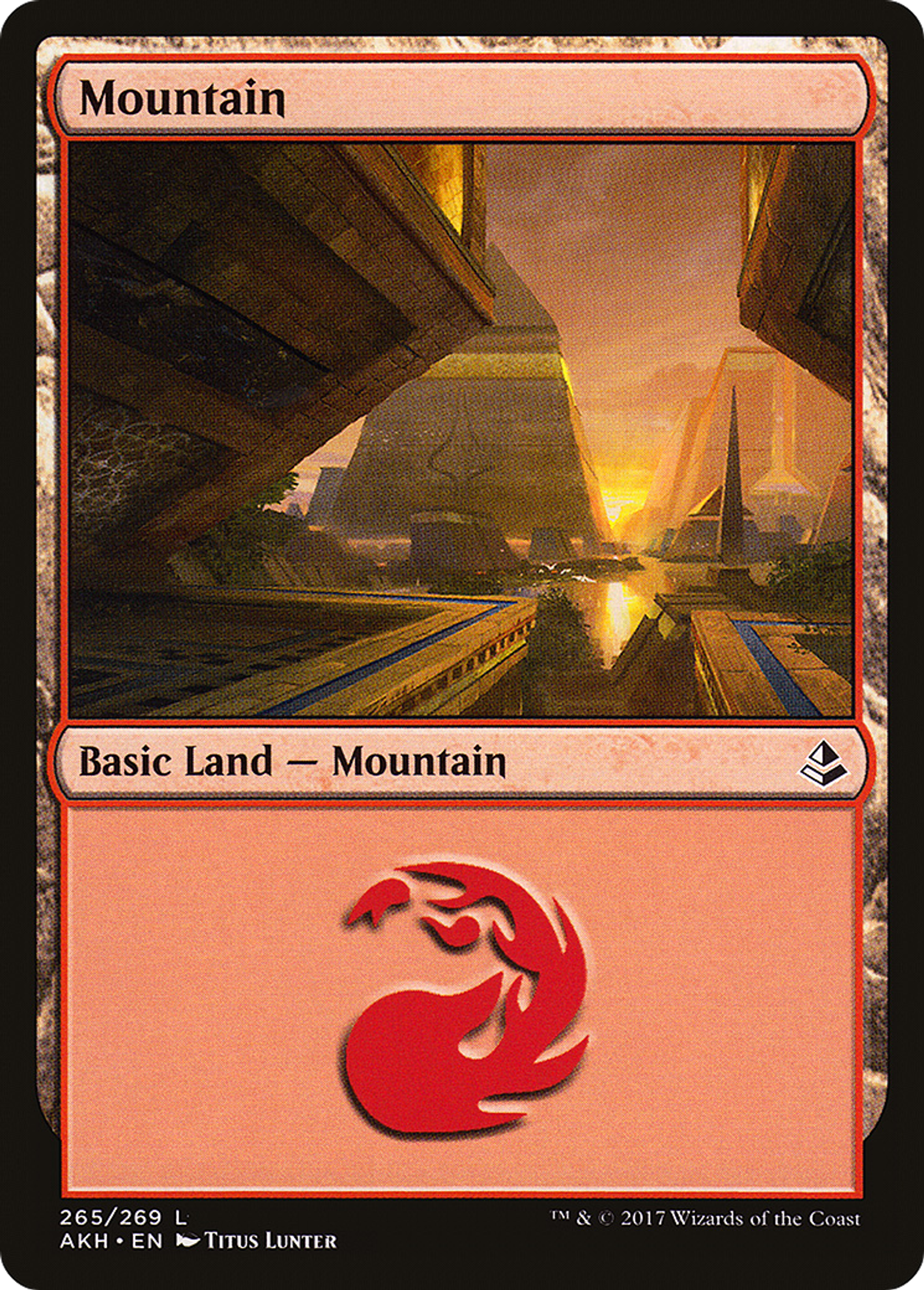 Mountain — Amonkhet — Magic: The Gathering