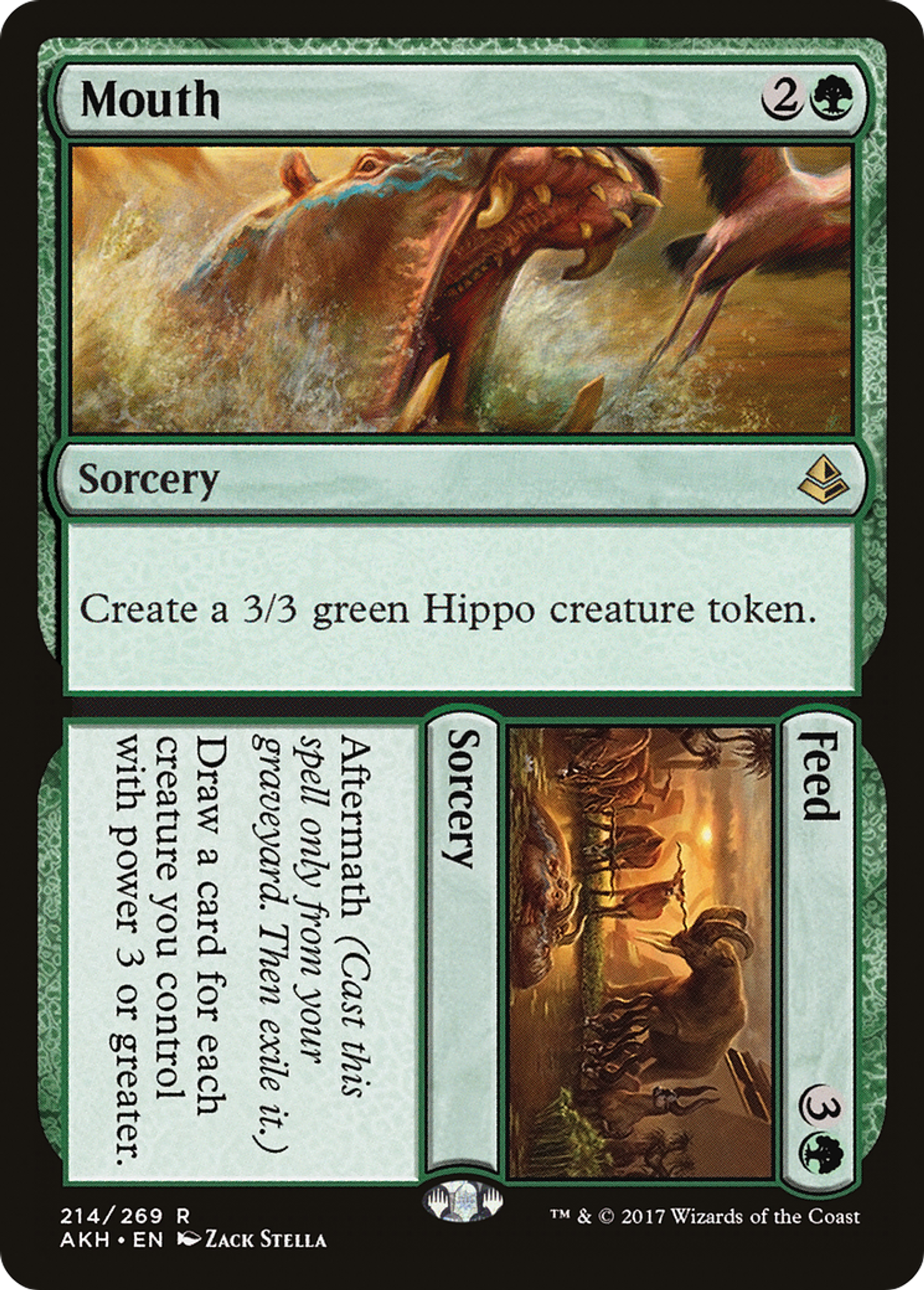 Mouth // Feed — Amonkhet — Magic: The Gathering