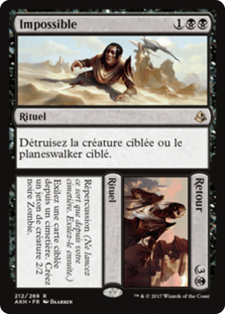 Impossible // Retour — Amonkhet — Magic: The Gathering