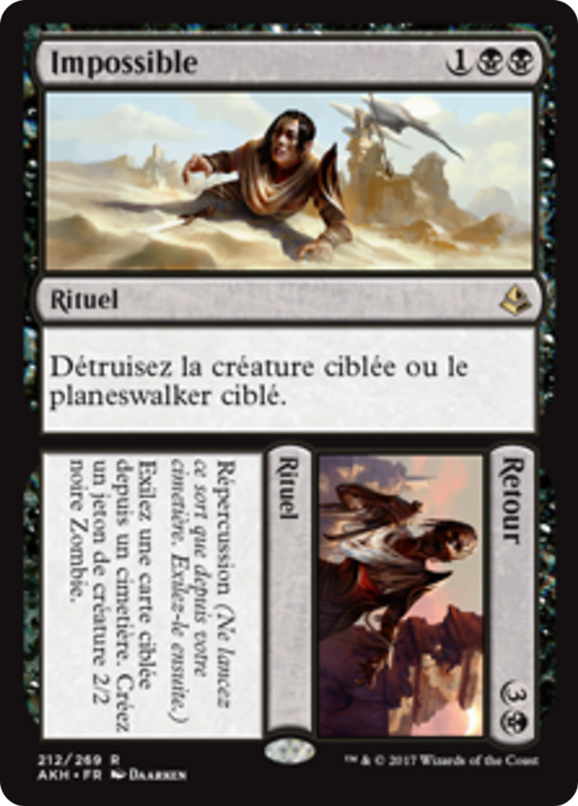 Impossible // Retour — Amonkhet — Magic: The Gathering