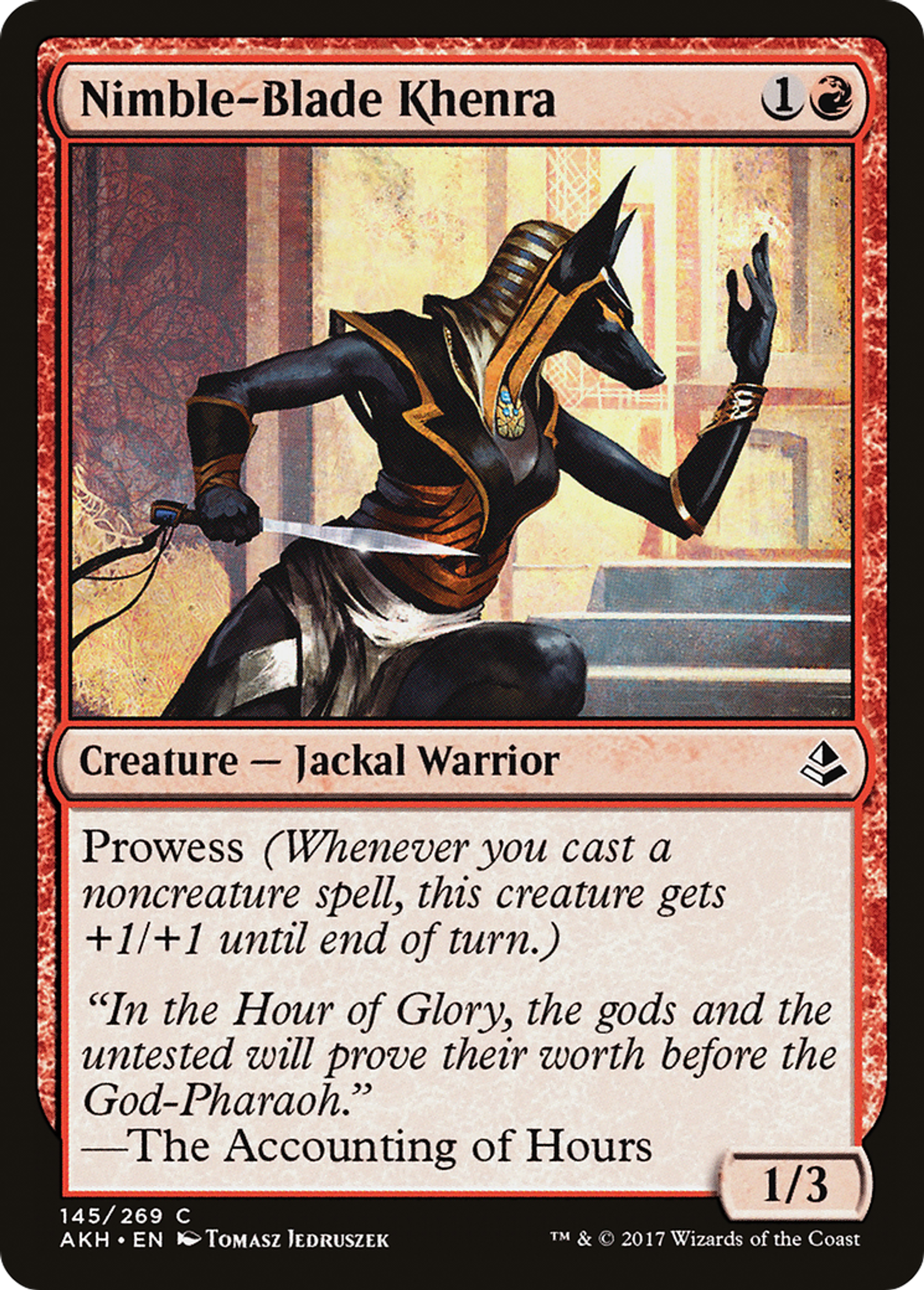 Nimble-Blade Khenra — Amonkhet — Magic: The Gathering