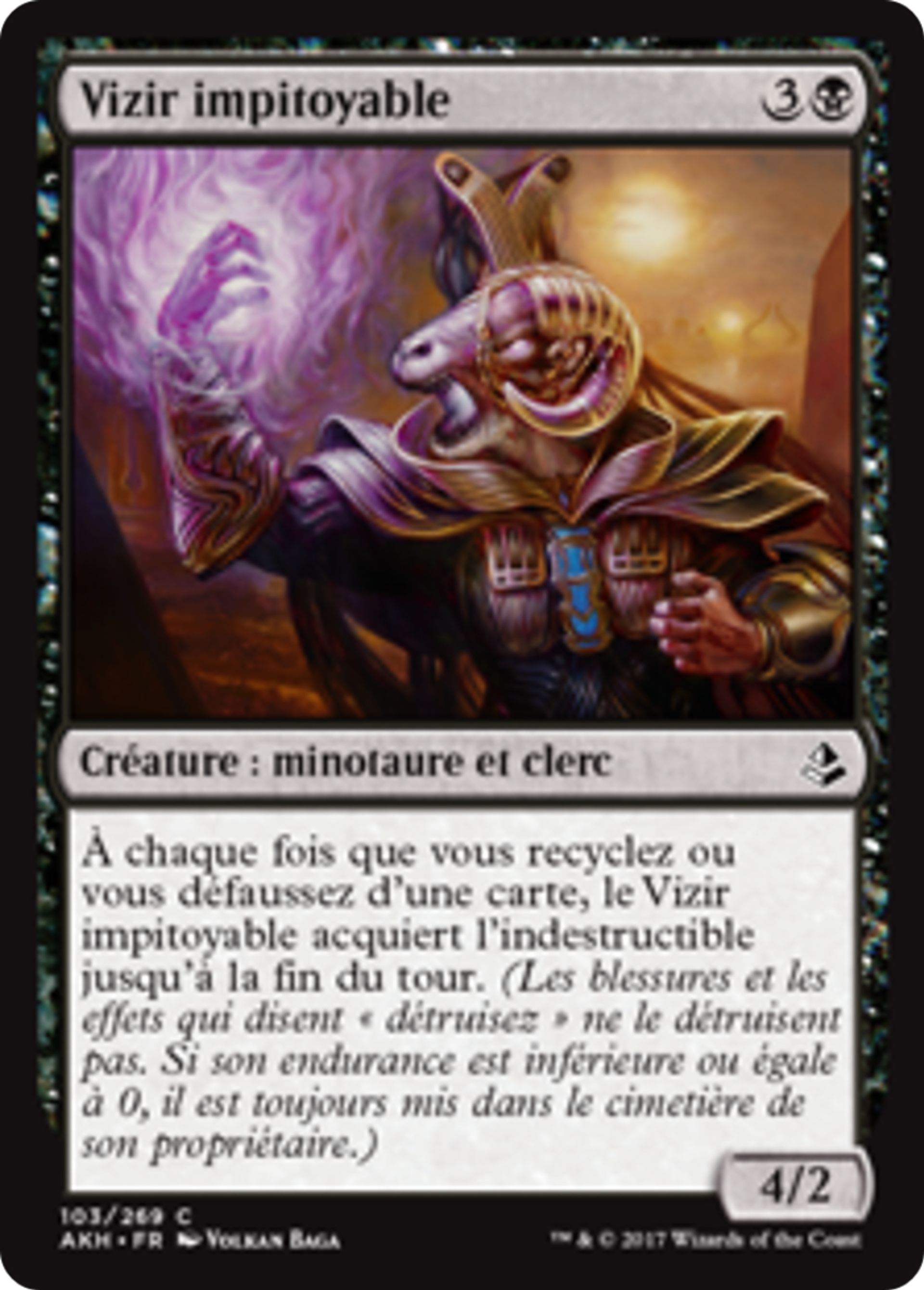 Vizir impitoyable — Amonkhet — Magic: The Gathering