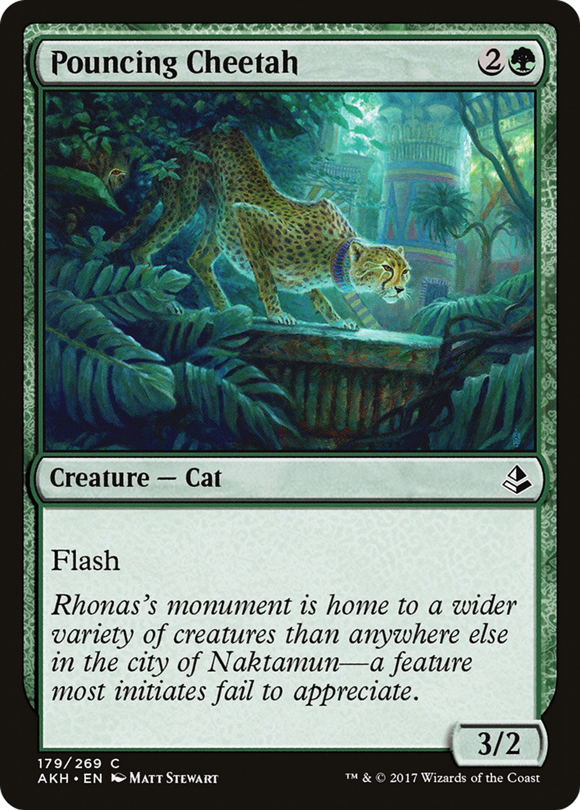 Pouncing Cheetah — Amonkhet — Magic: The Gathering