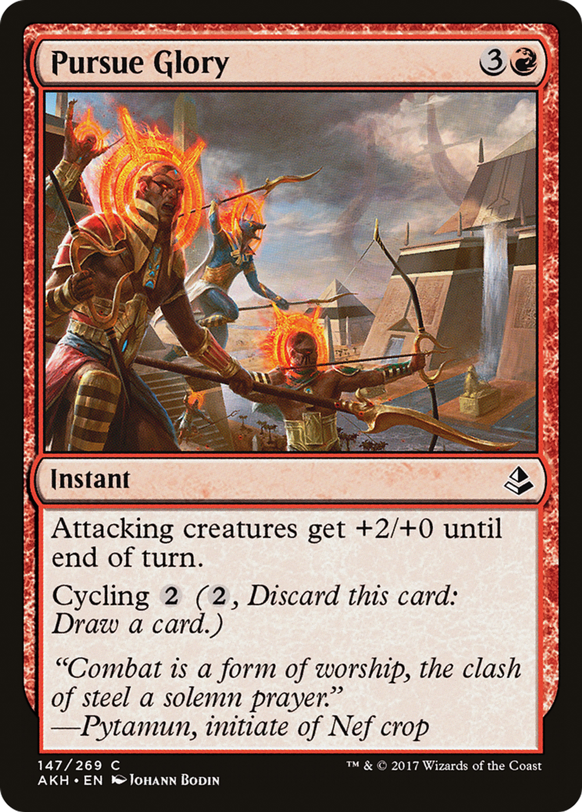 Pursue Glory — Amonkhet — Magic: The Gathering