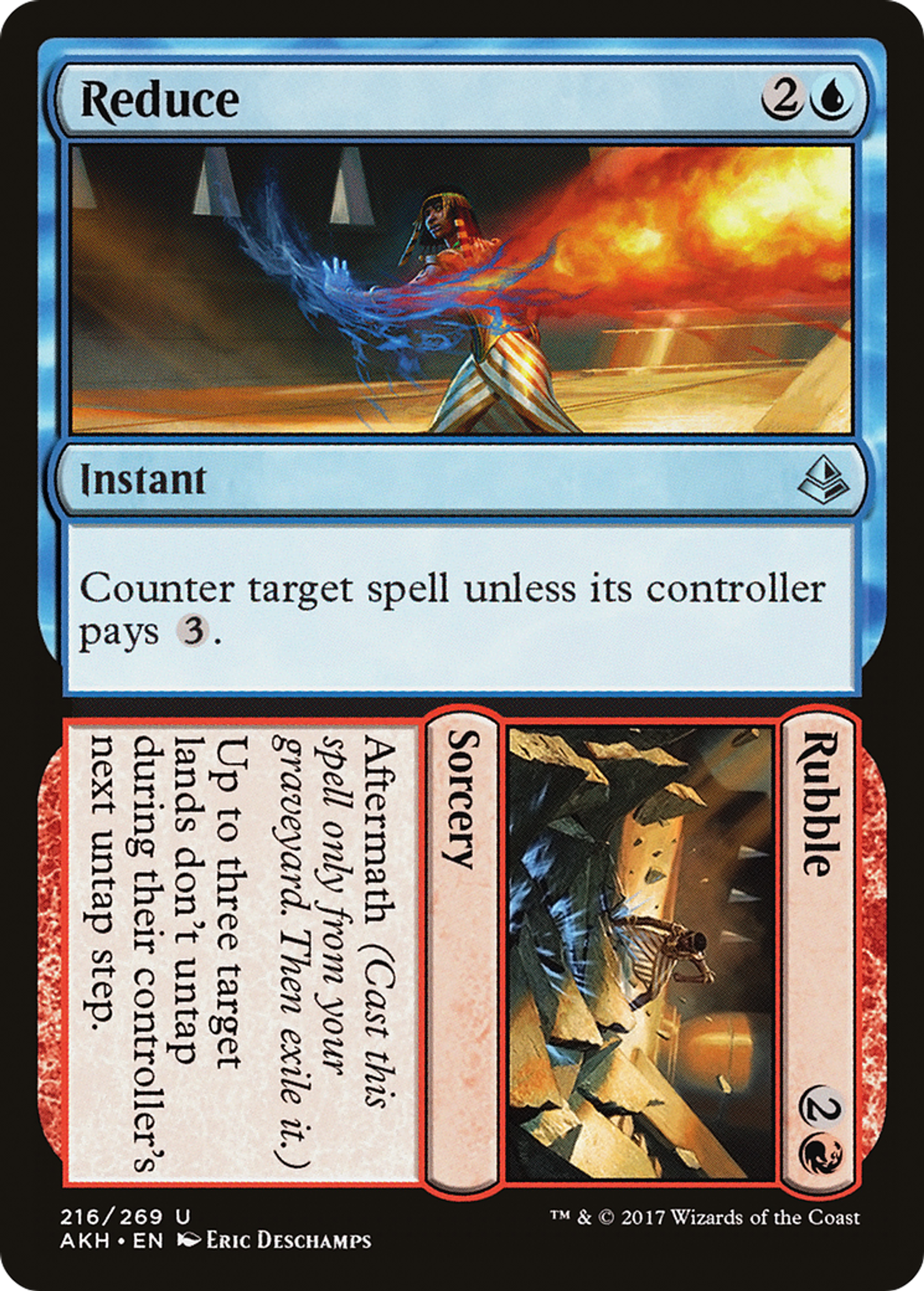 Reduce // Rubble — Amonkhet — Magic: The Gathering
