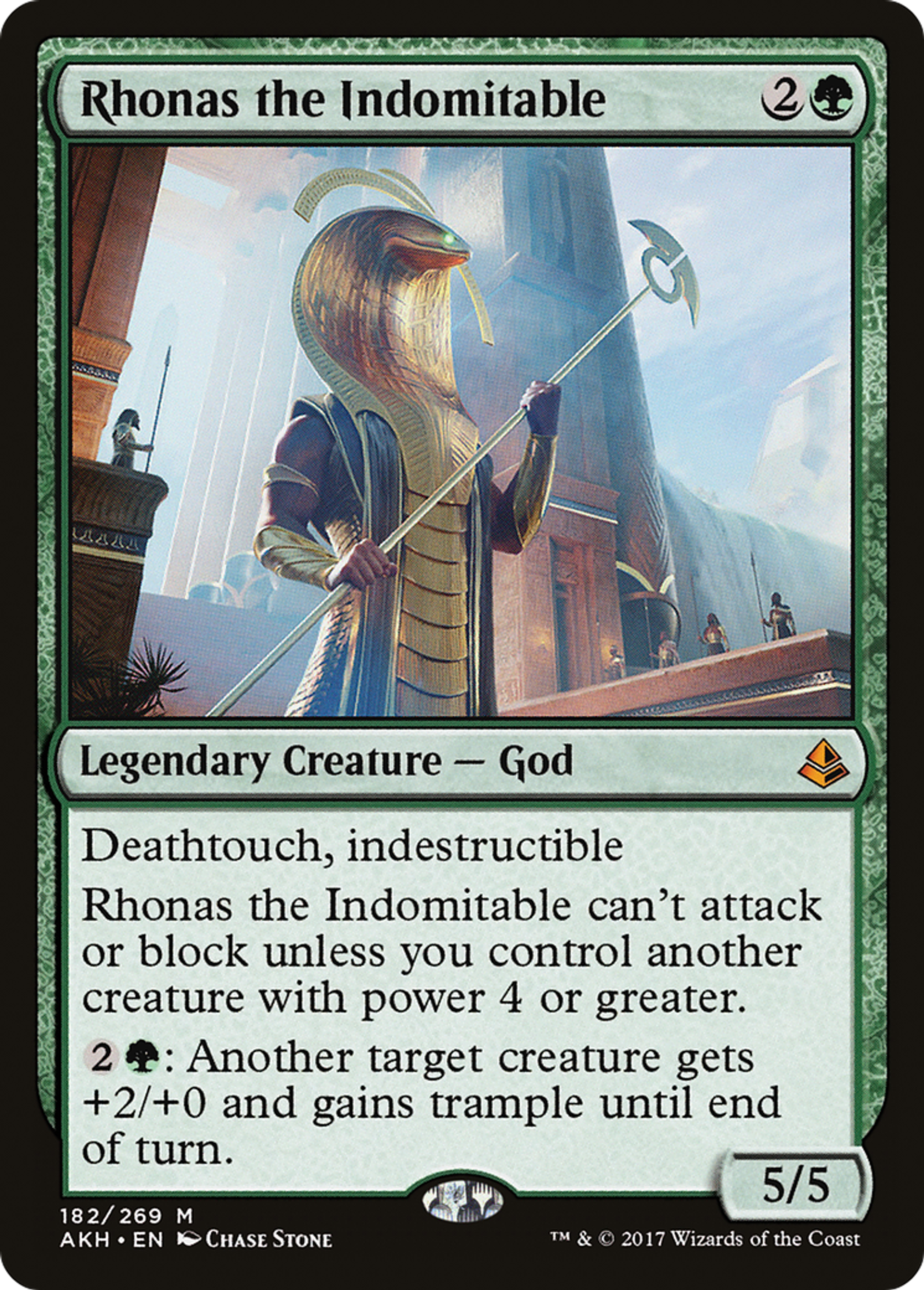 Rhonas the Indomitable — Amonkhet — Magic: The Gathering