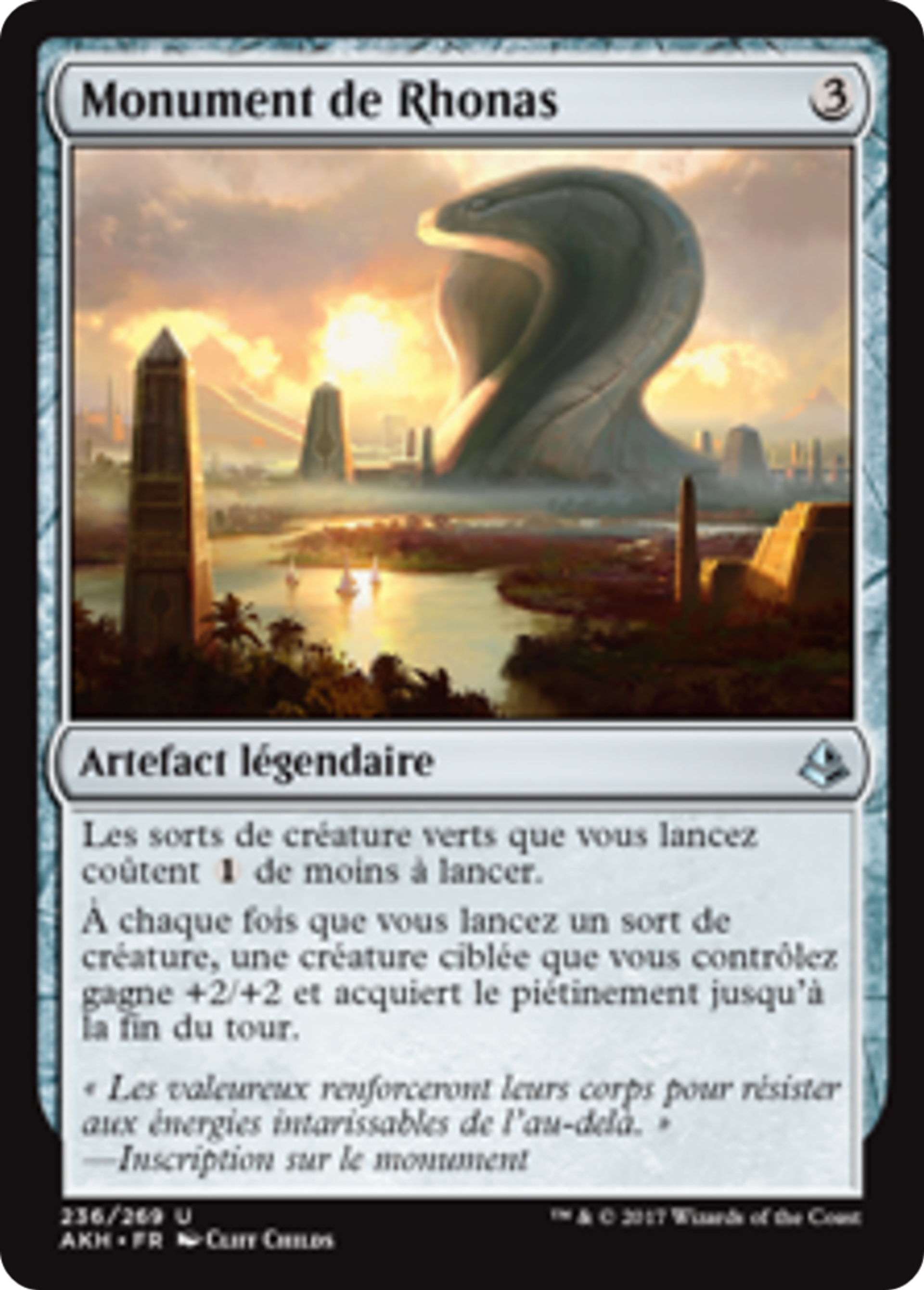 Monument de Rhonas — Amonkhet — Magic: The Gathering