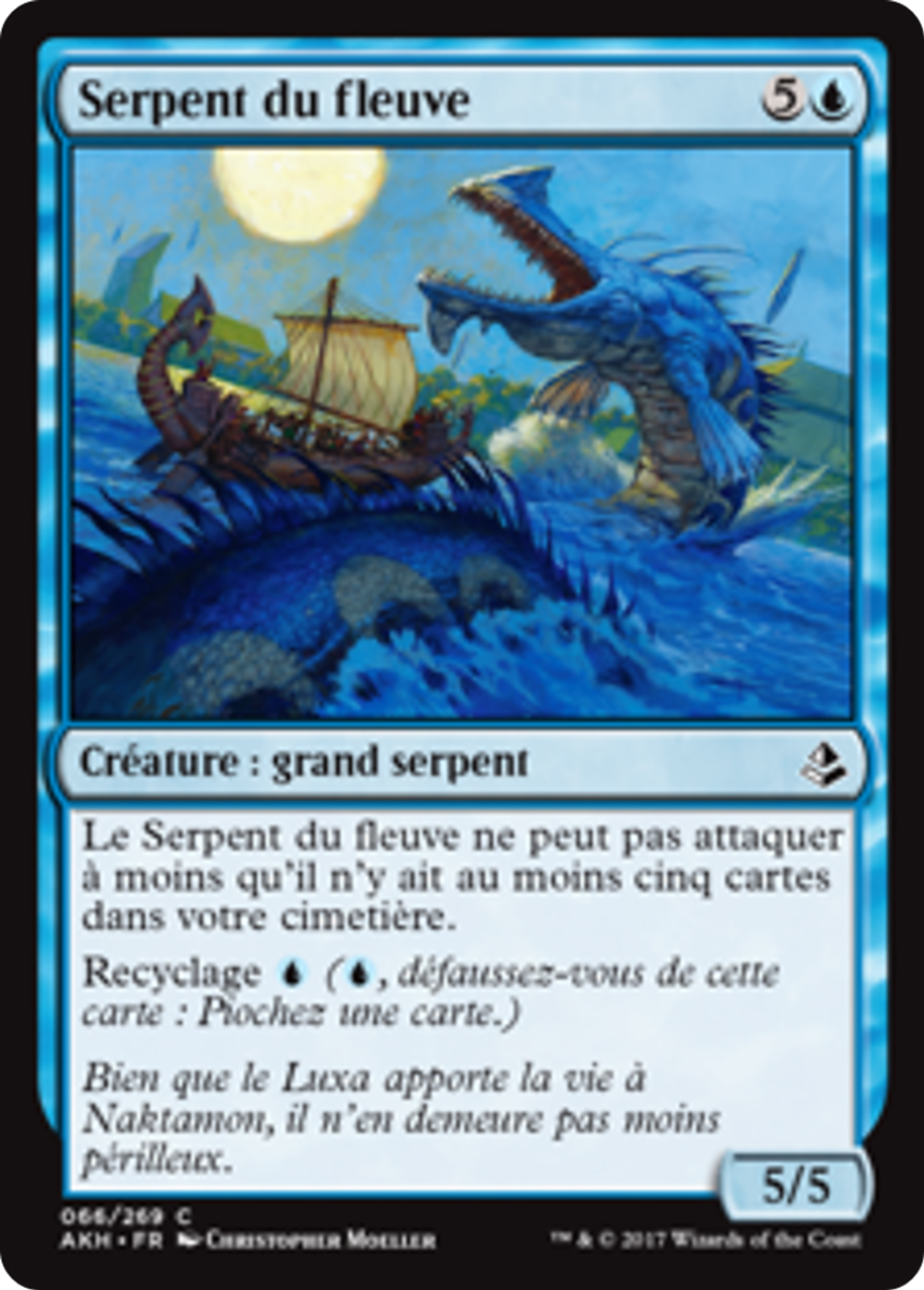 Serpent du fleuve — Amonkhet — Magic: The Gathering