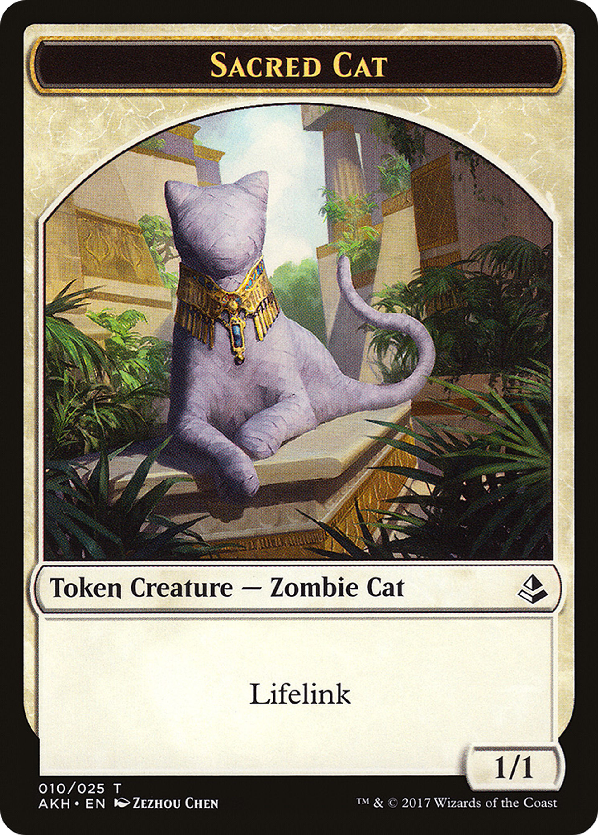 Sacred Cat — Amonkhet — Magic: The Gathering