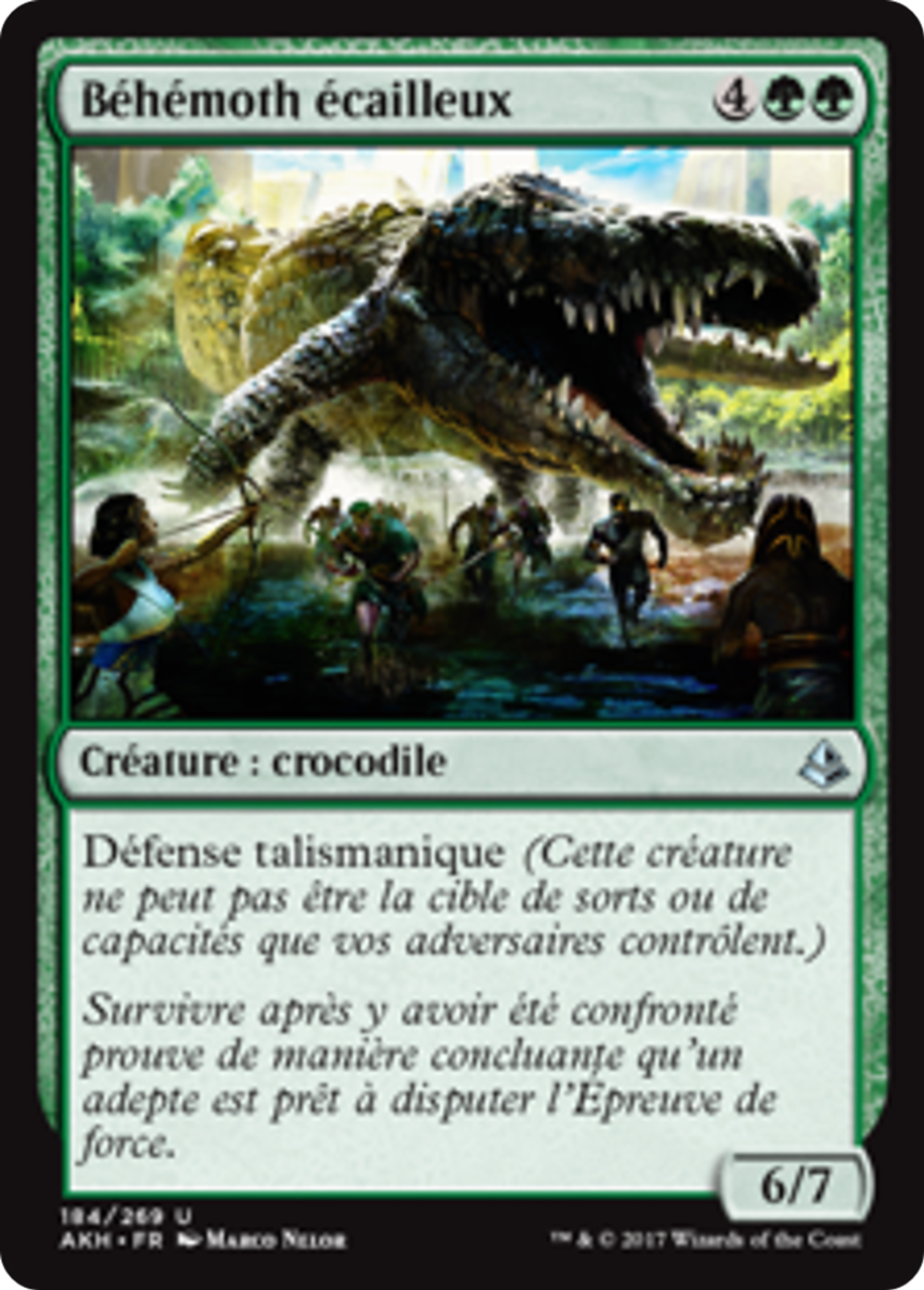 Béhémoth écailleux — Amonkhet — Magic: The Gathering