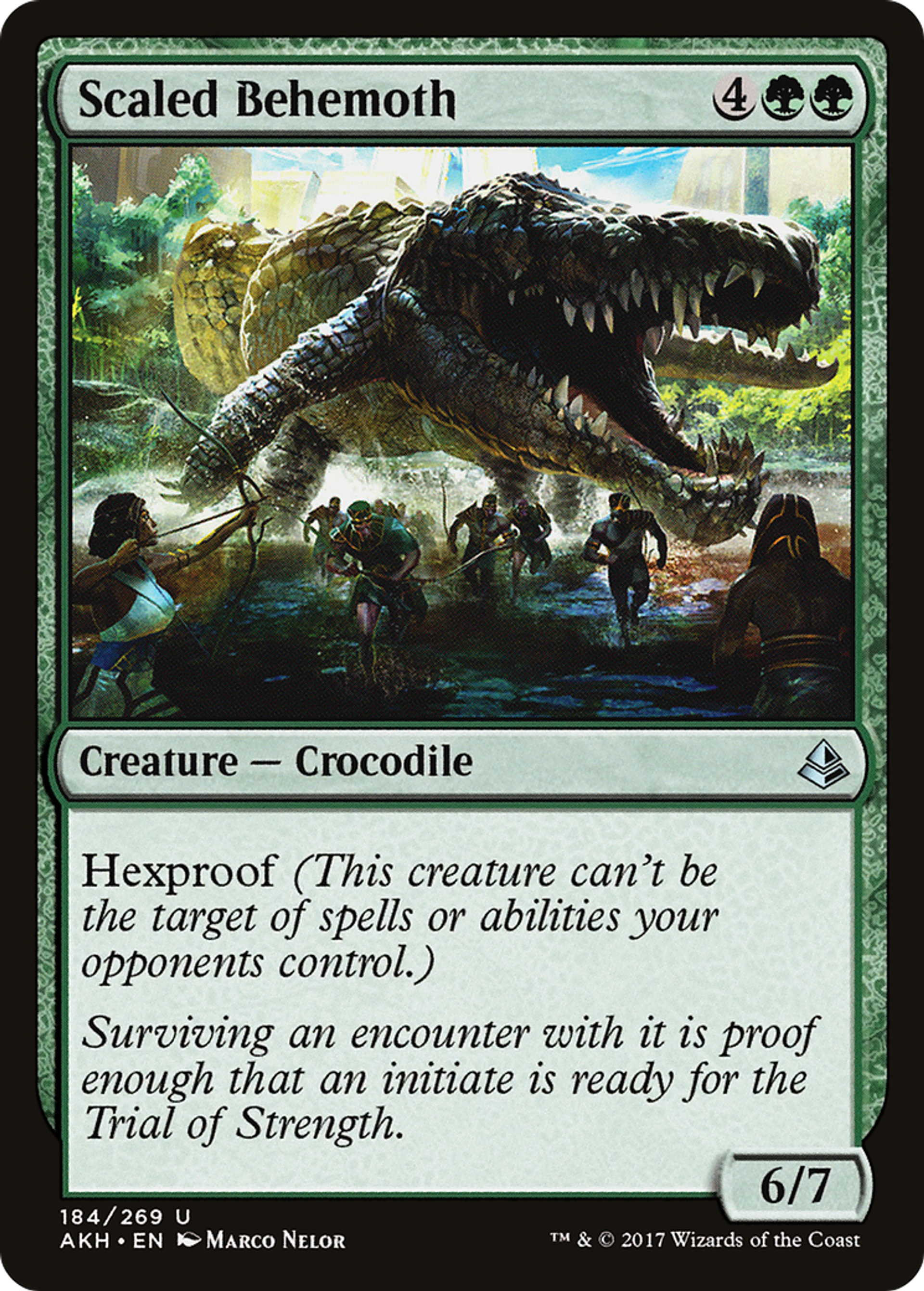 Scaled Behemoth — Amonkhet — Magic: The Gathering