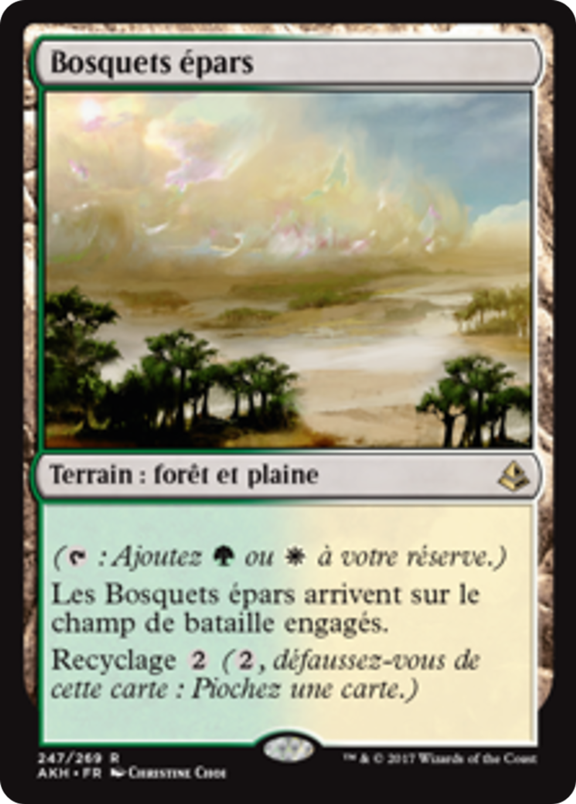 Bosquets épars — Amonkhet — Magic: The Gathering