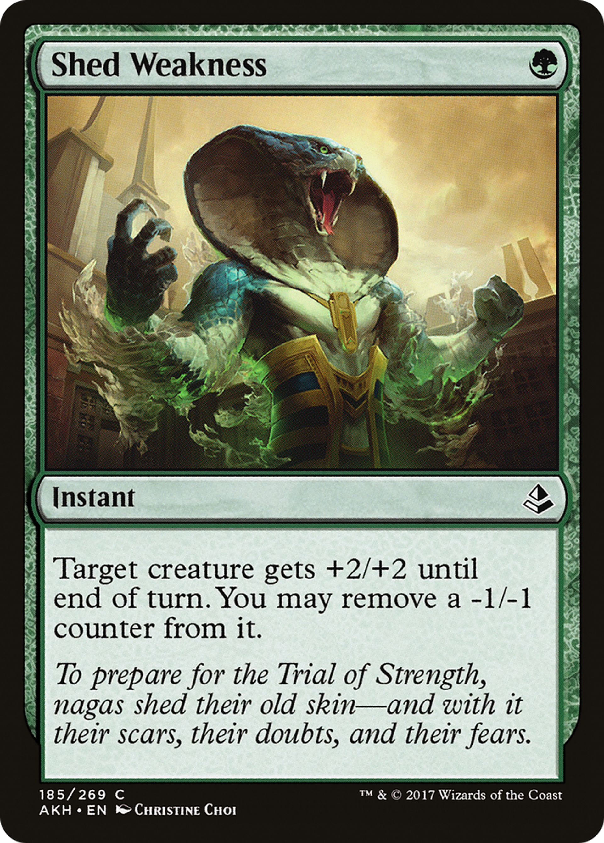 Shed Weakness — Amonkhet — Magic: The Gathering